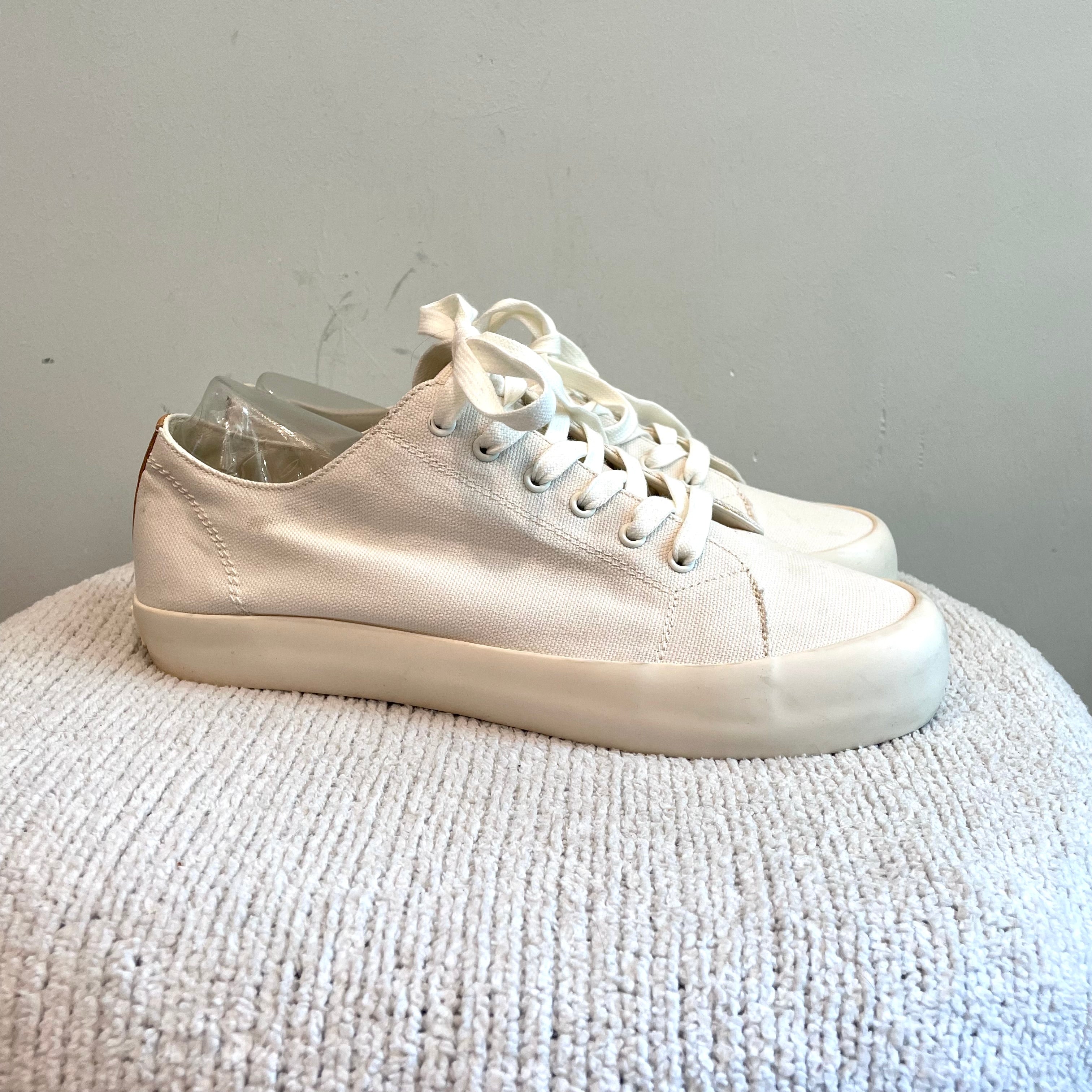 Canvas Lace Front Sneakers