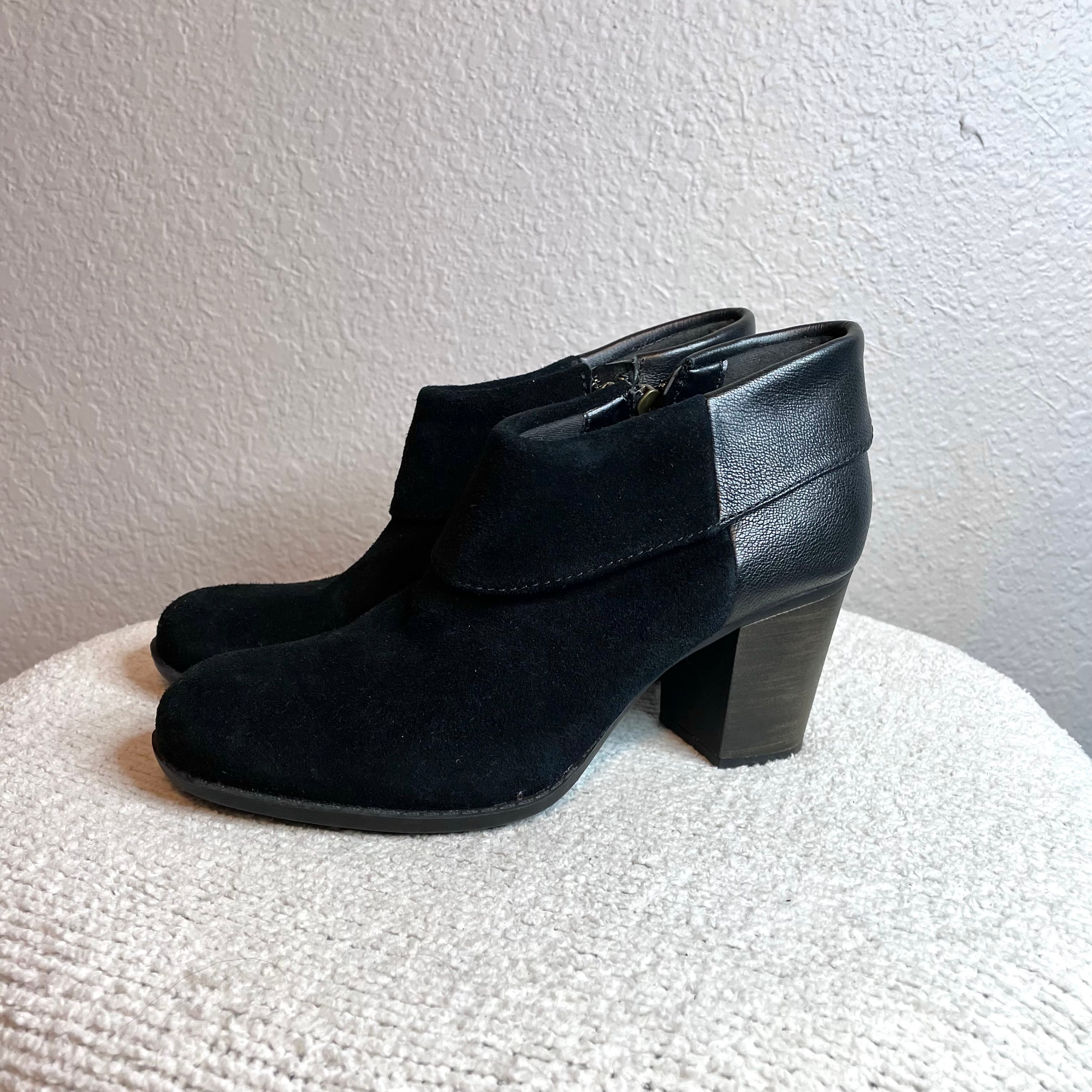 Suede Leather Bootie