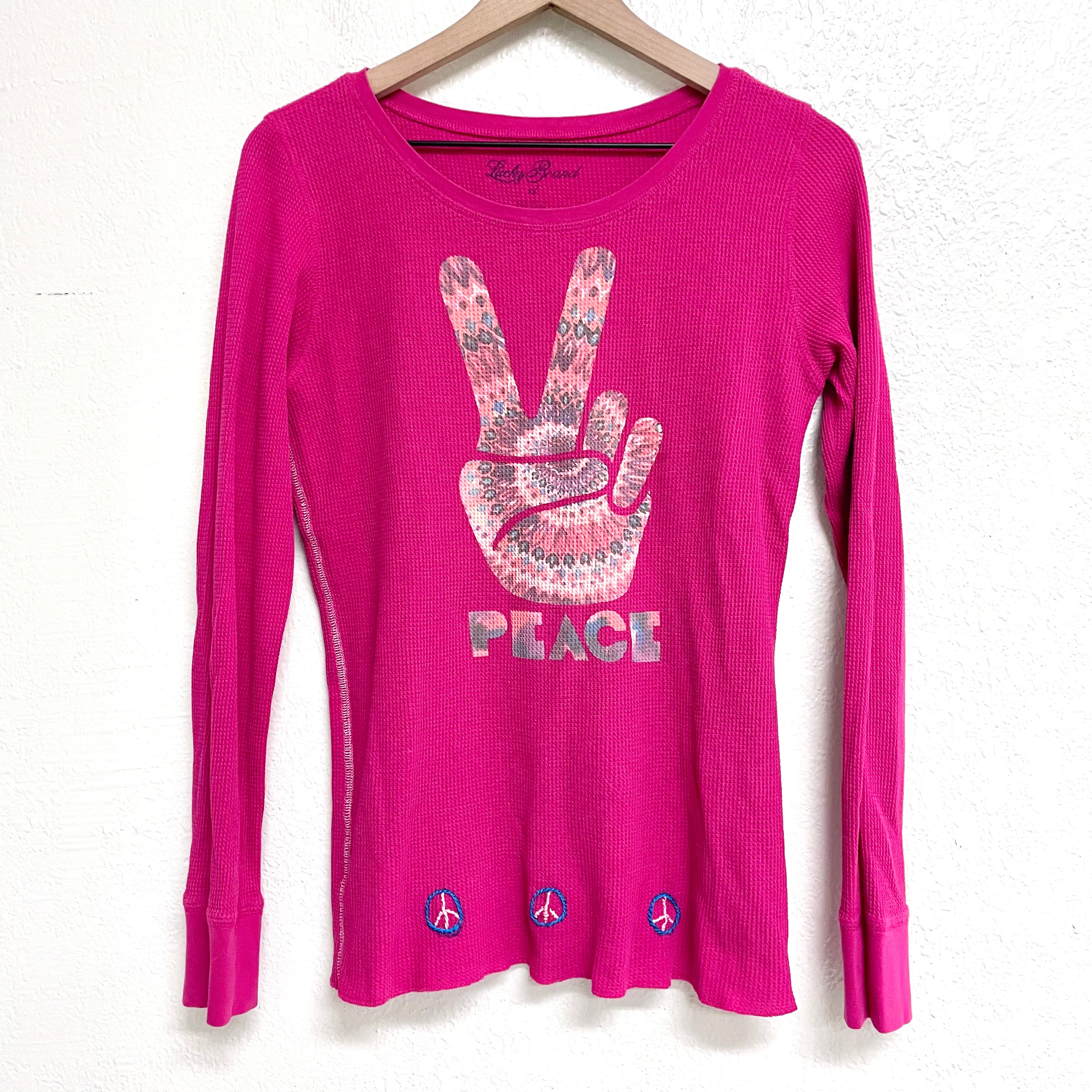 Embroidered Peace Thermal