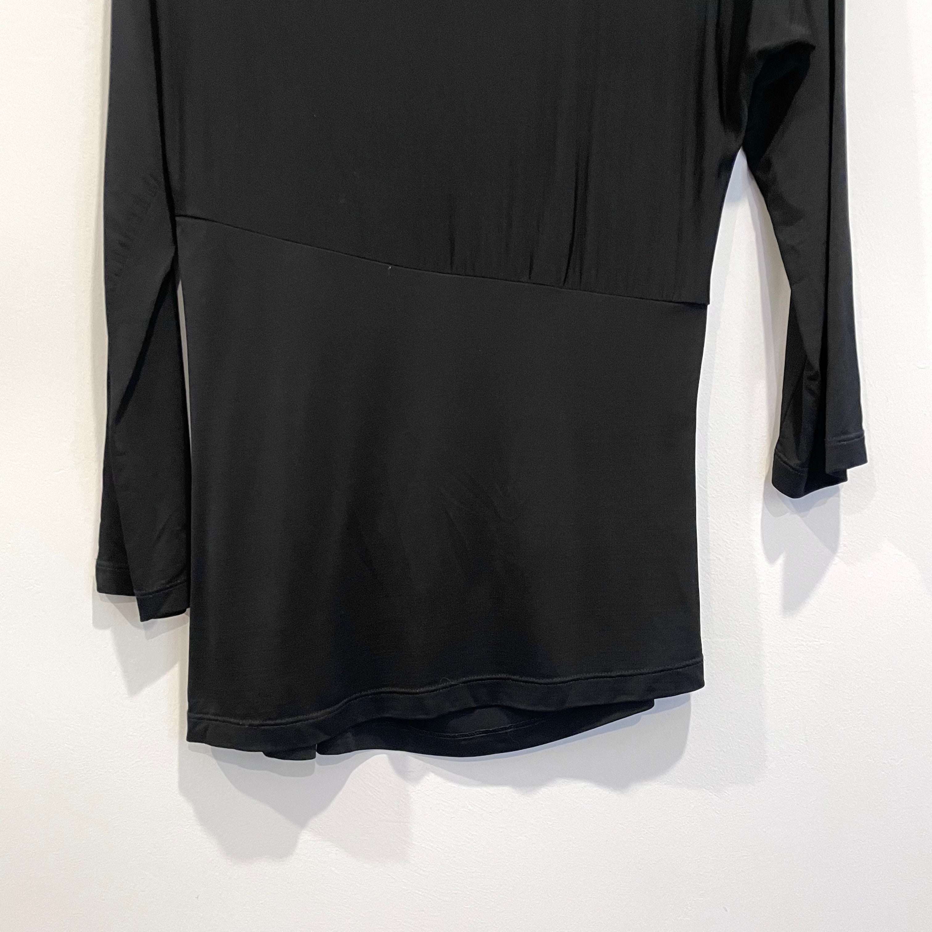 Stretch Asymmetrical Neck Top