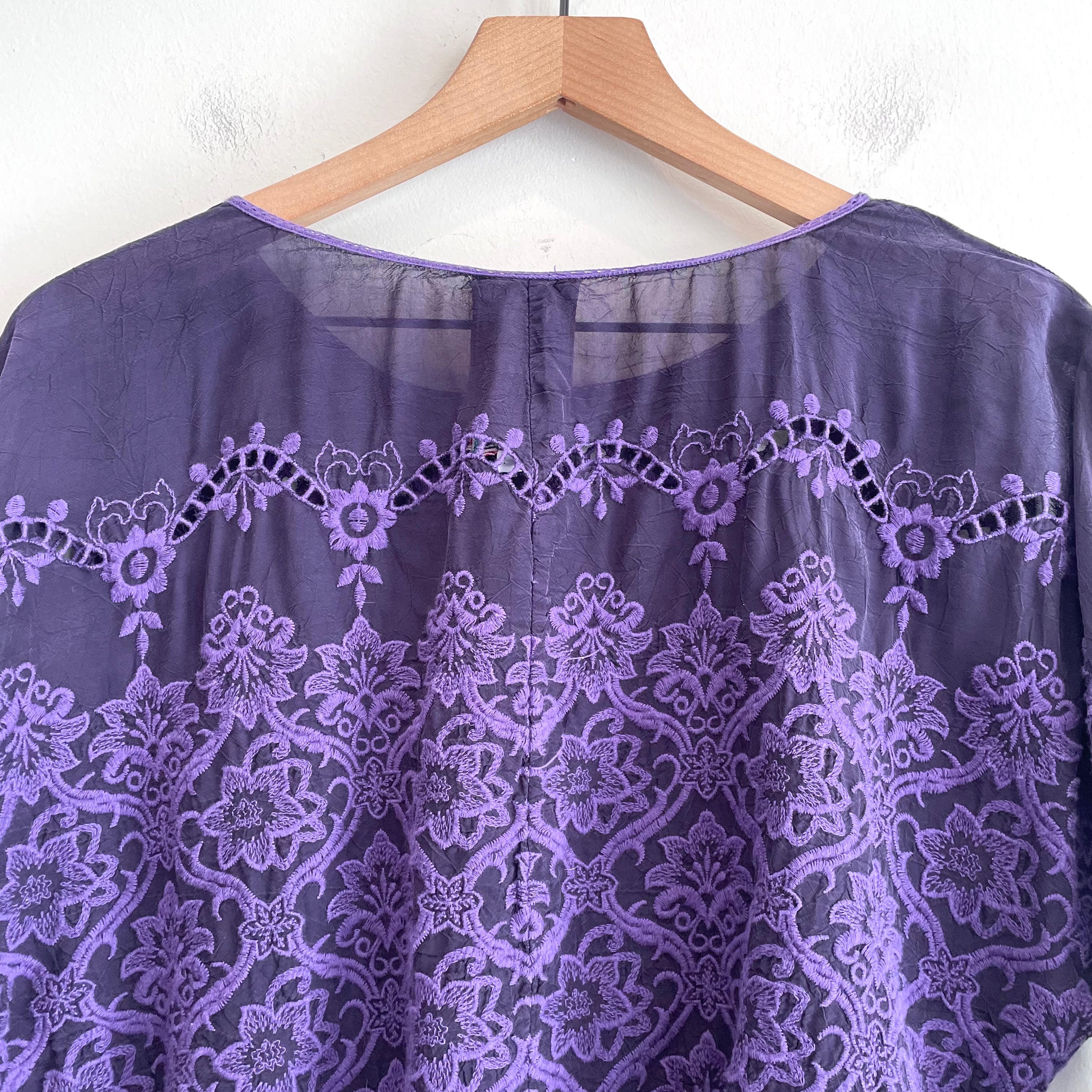 Dolman Embroidered Top