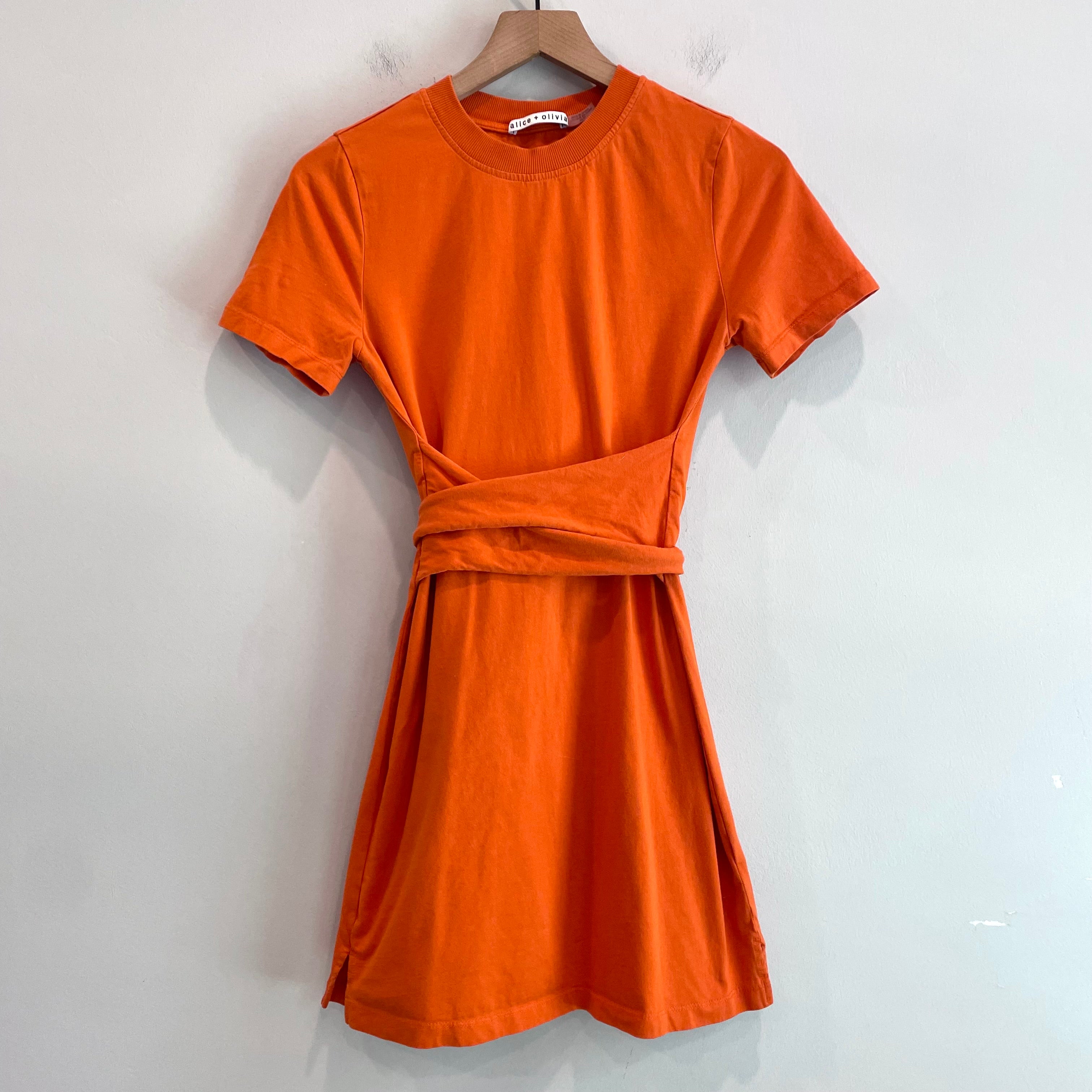 Wrap Waist T-Shirt Dress