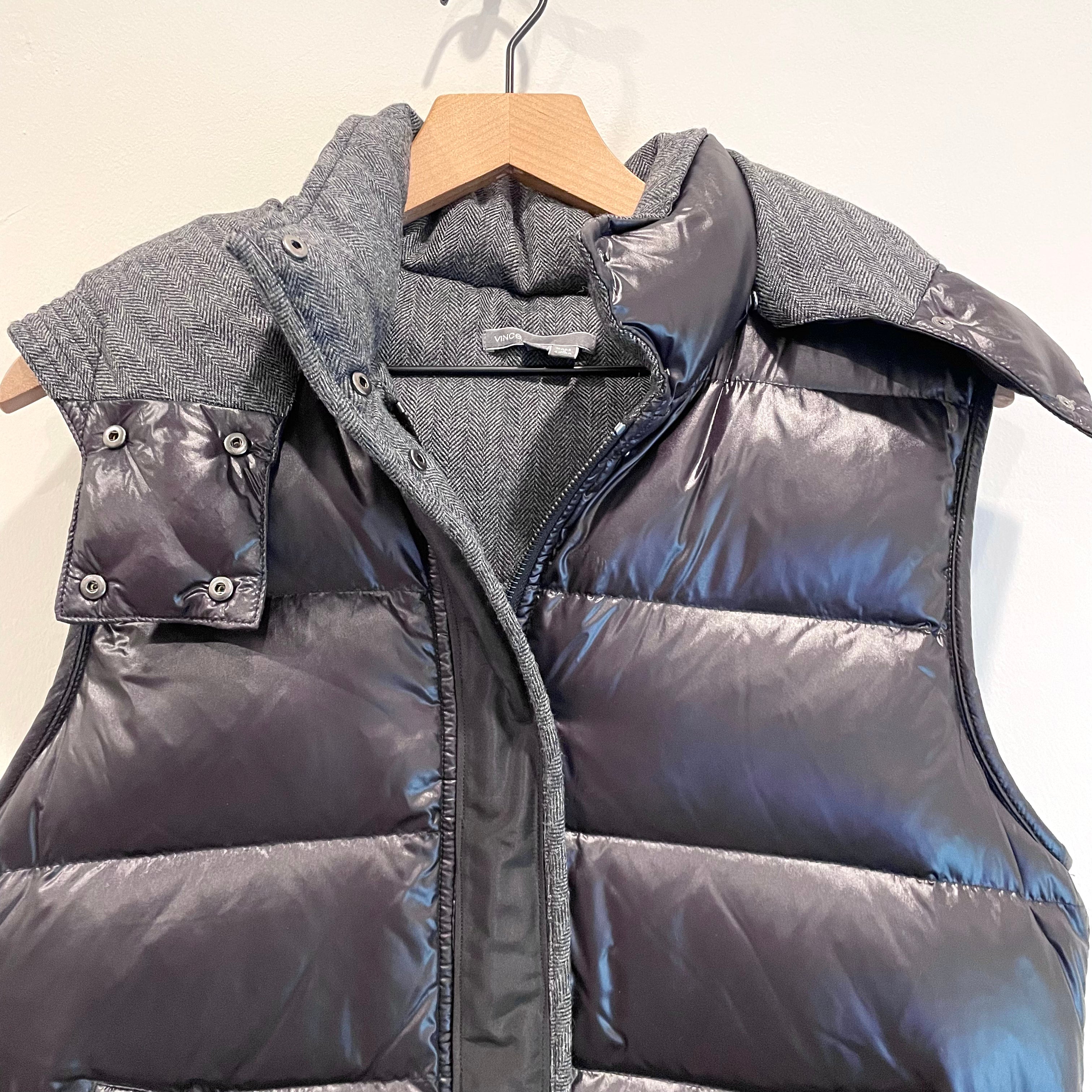 Detachable Hoodie Puff Vest