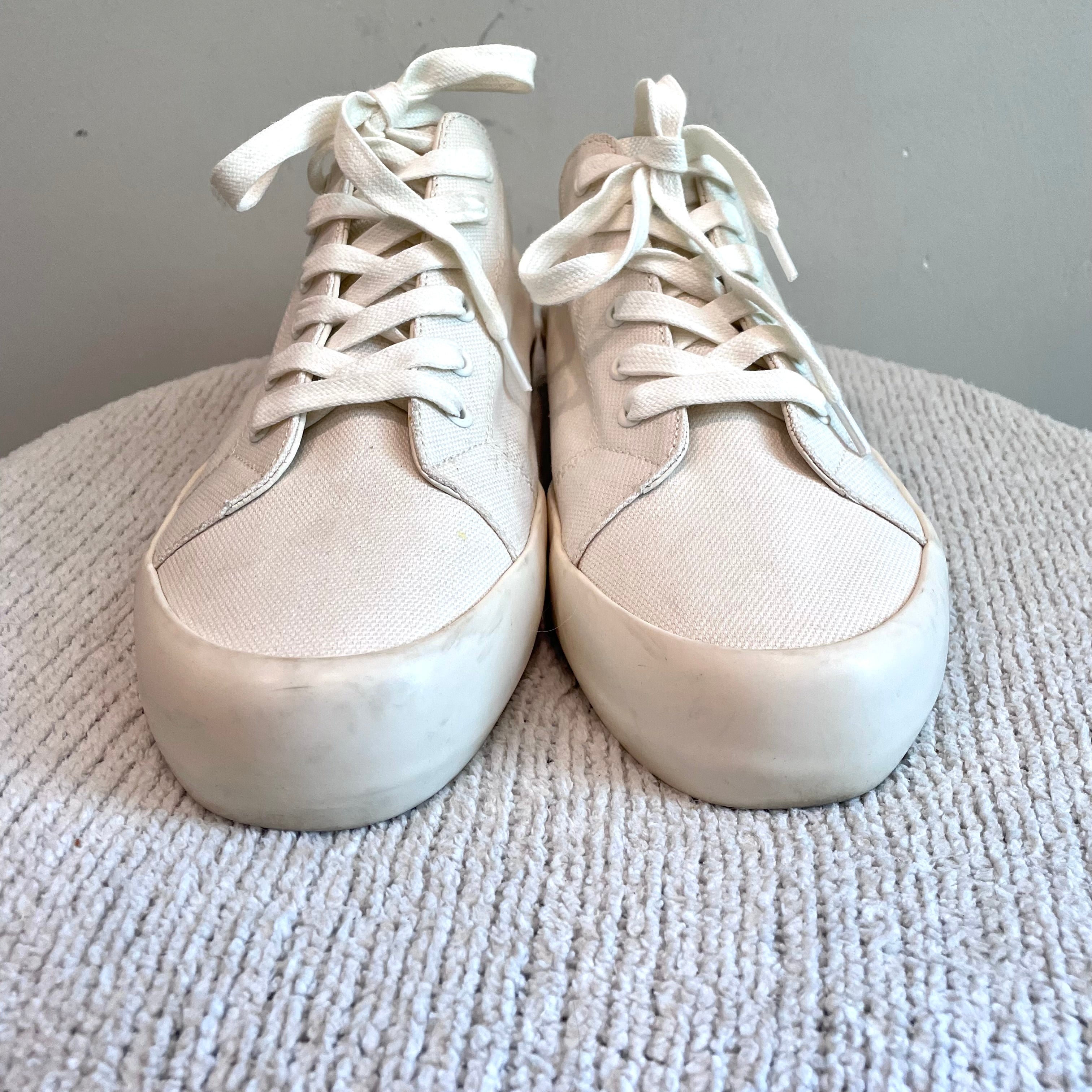 Canvas Lace Front Sneakers