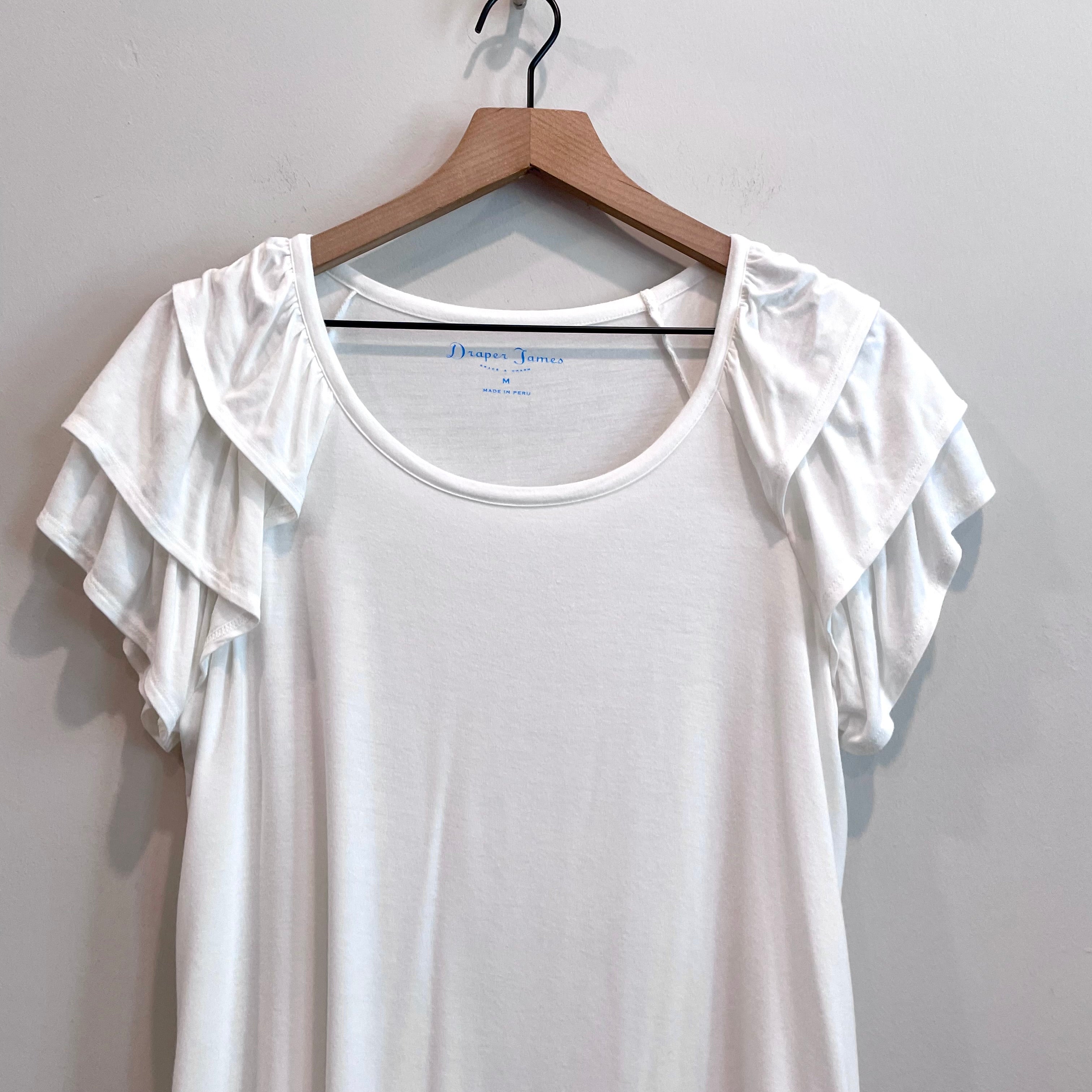 Tiered Ruffle Sleeve Tee