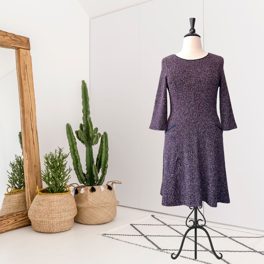 Marled Knit Dress