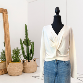 Twist Front Sweater