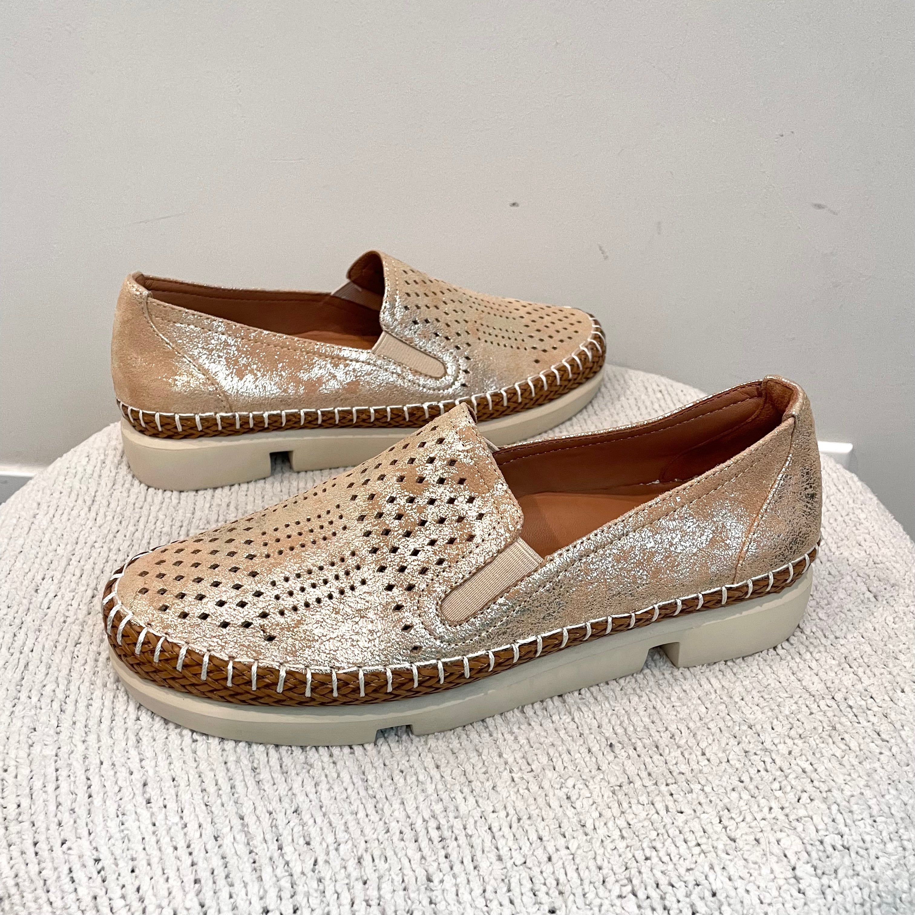 Metallic Comfort Loafer