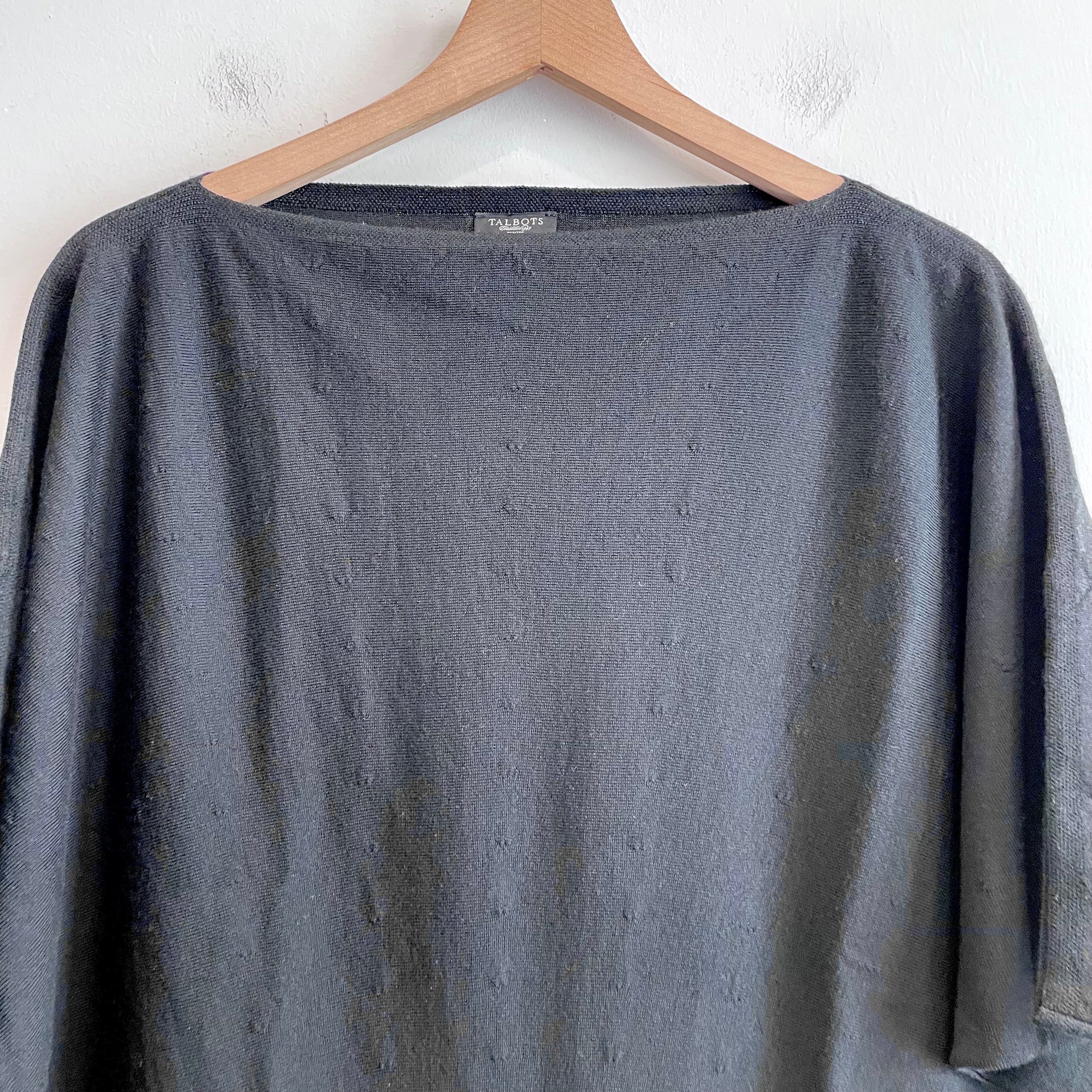 Merino Wool Batwing Sweater