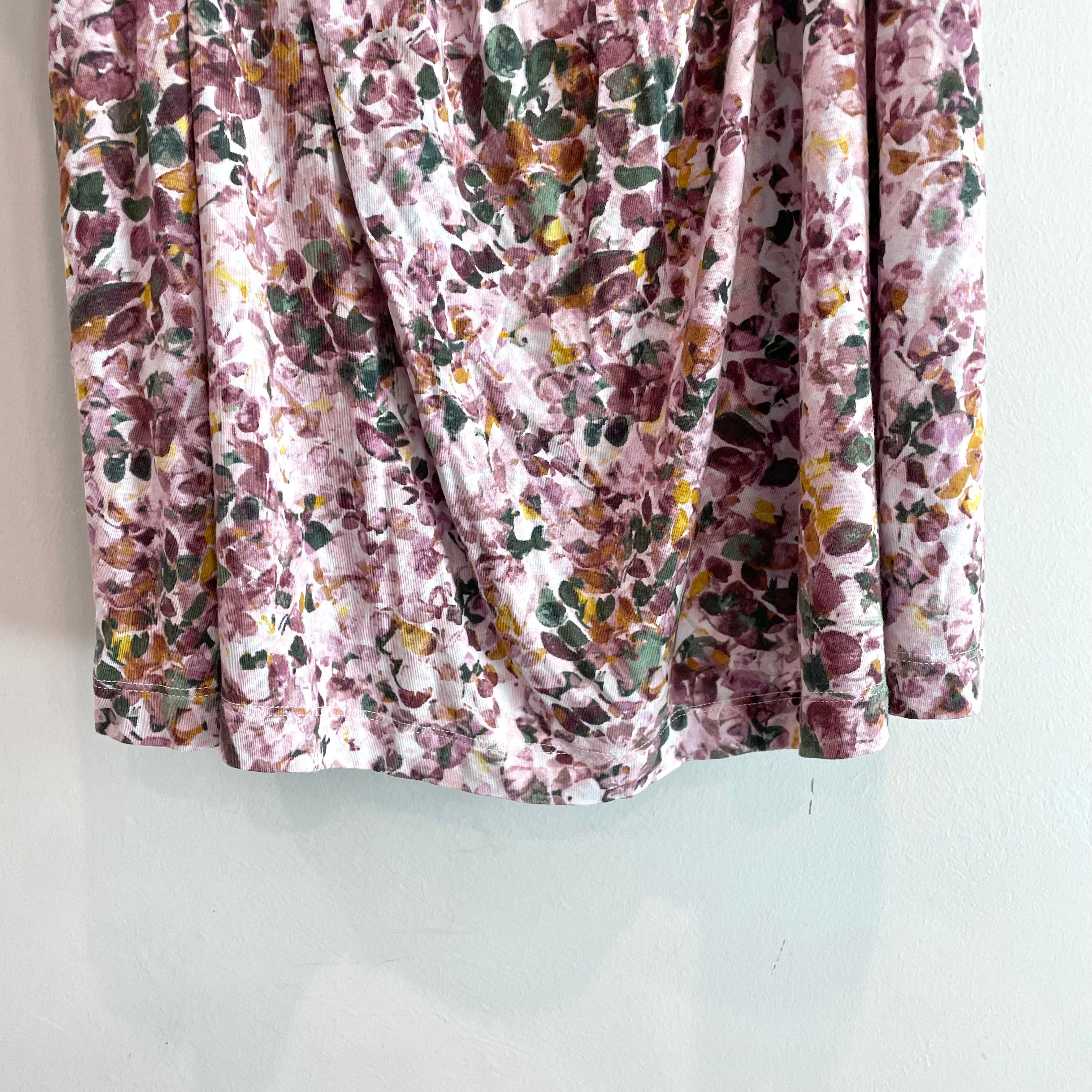 Floral Tie Shoulder Pajama Top