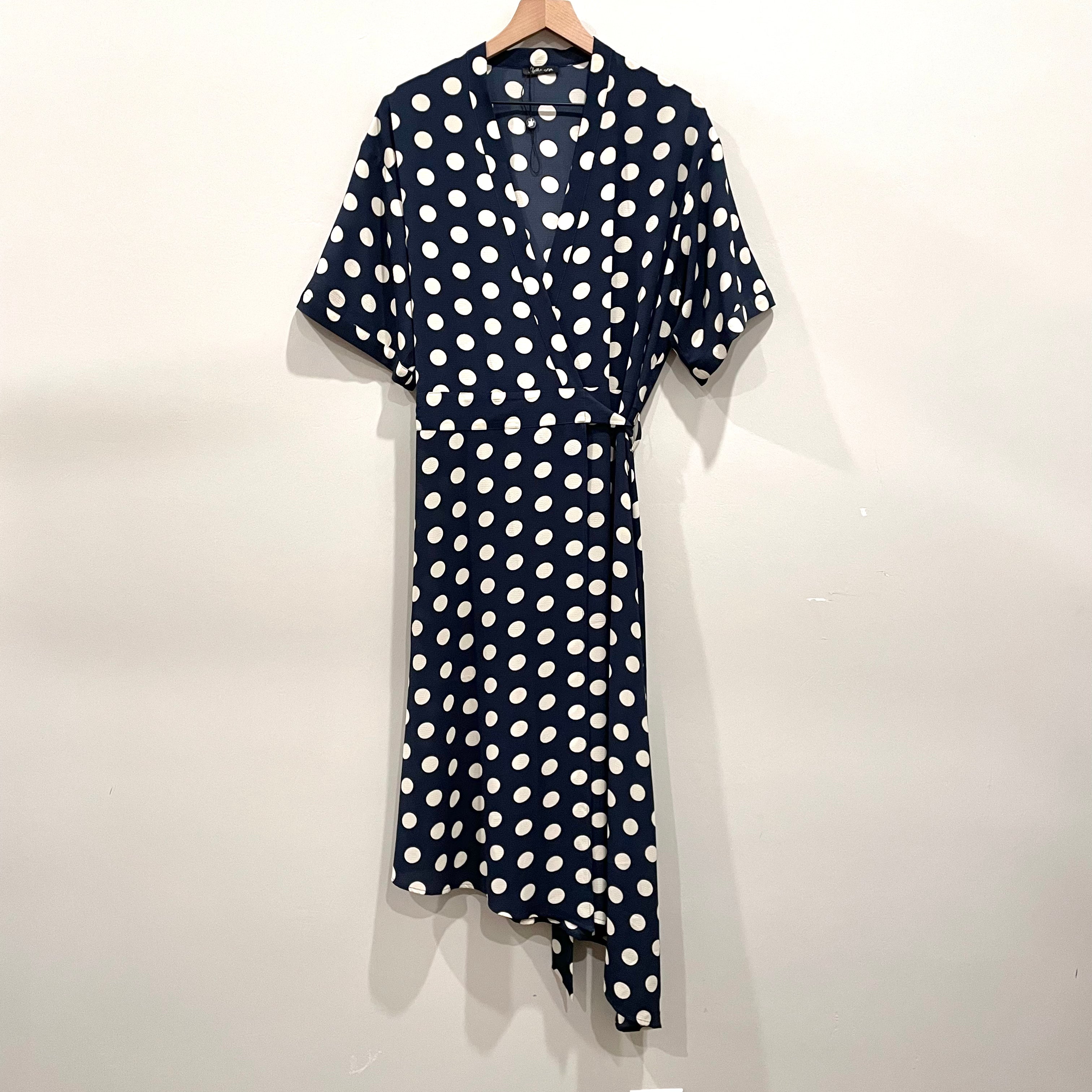 Polka Dot Wrap Dress