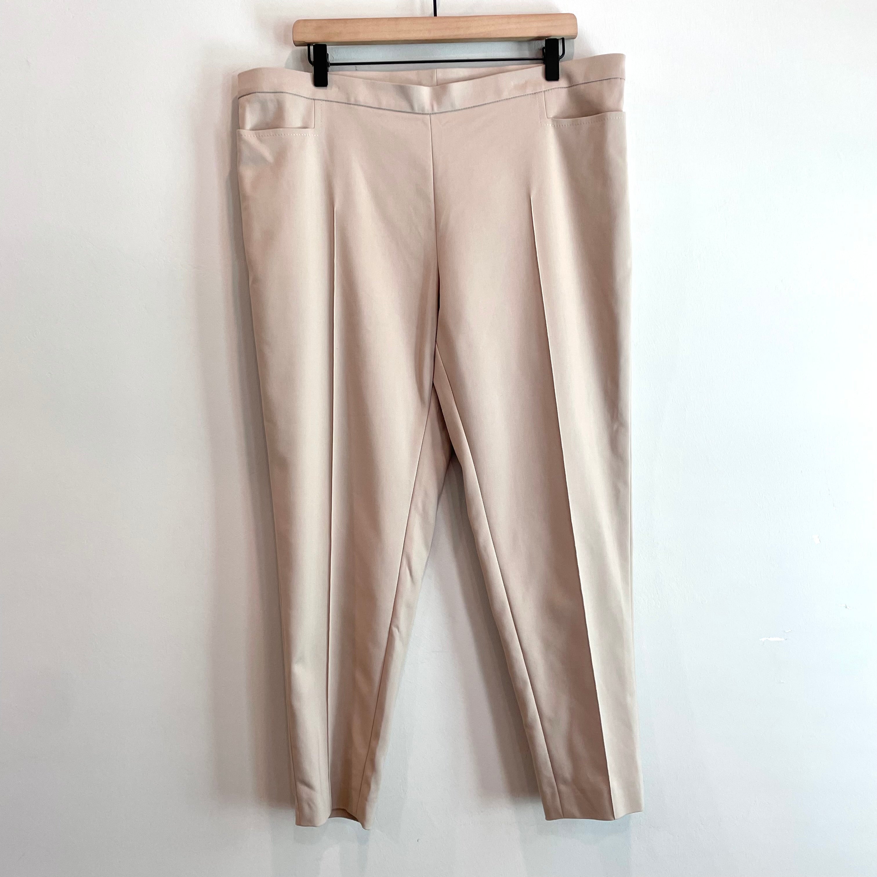 Front Seam Side Zip Pants