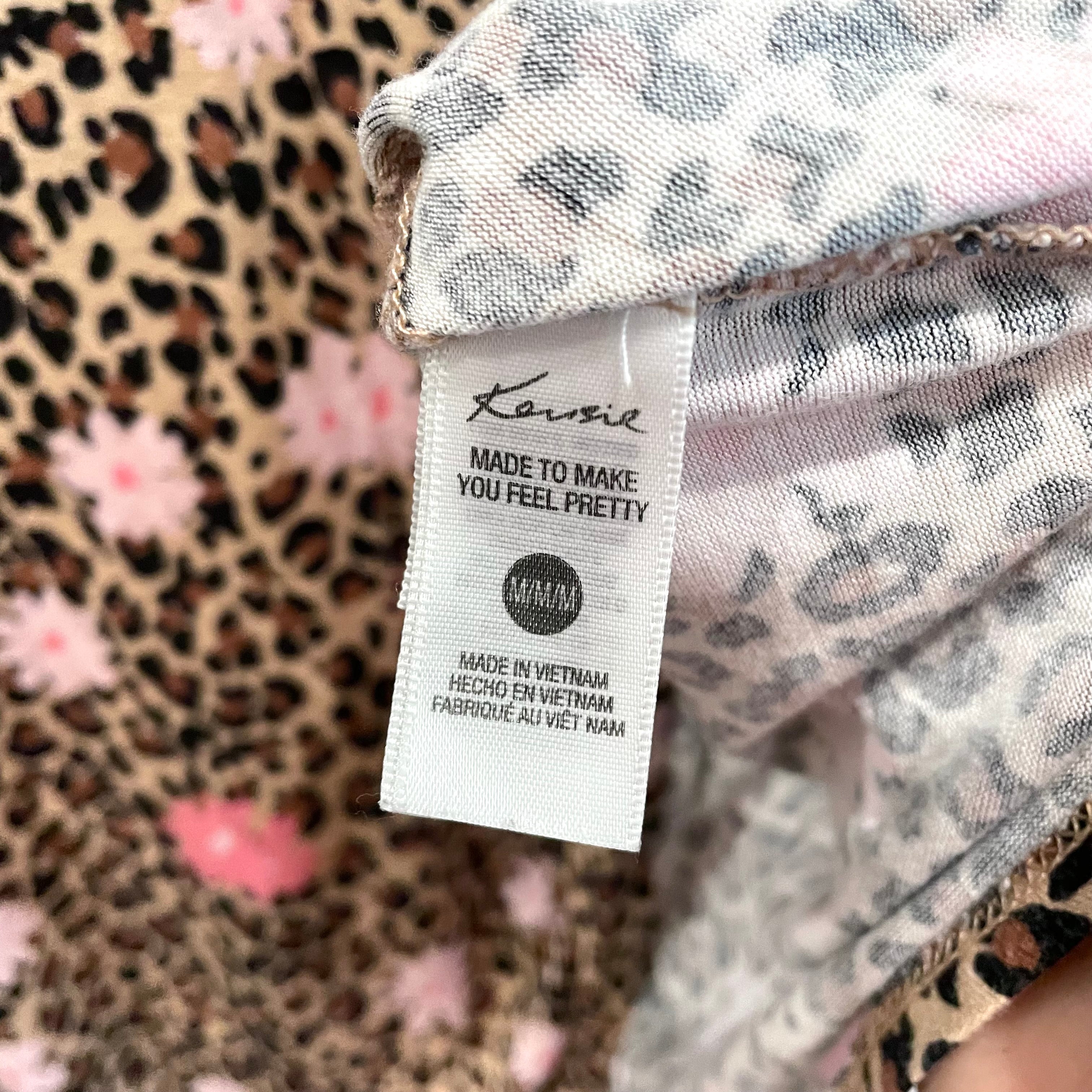 Floral Leopard Sleep Dress