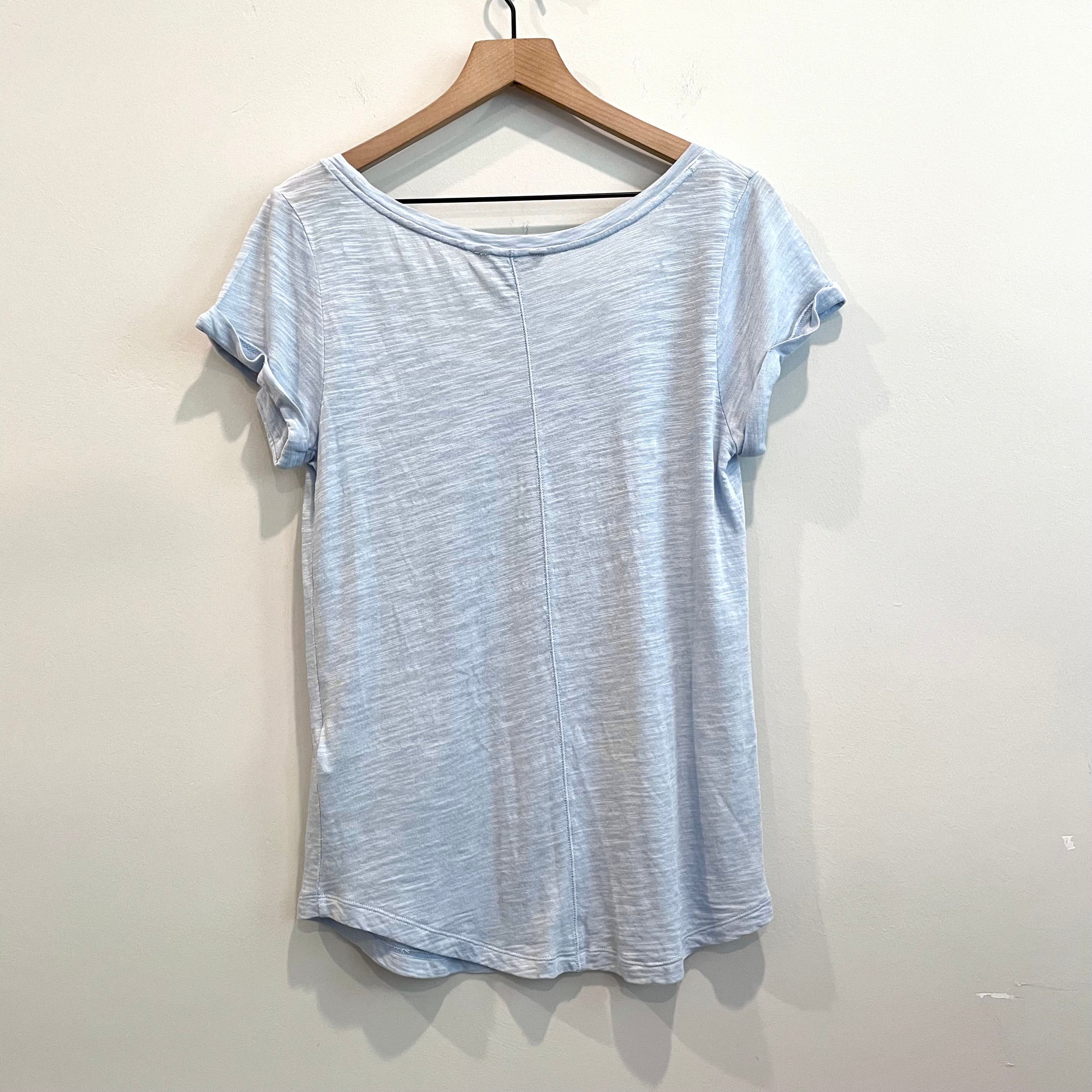 Rolled Short Sleeve Top