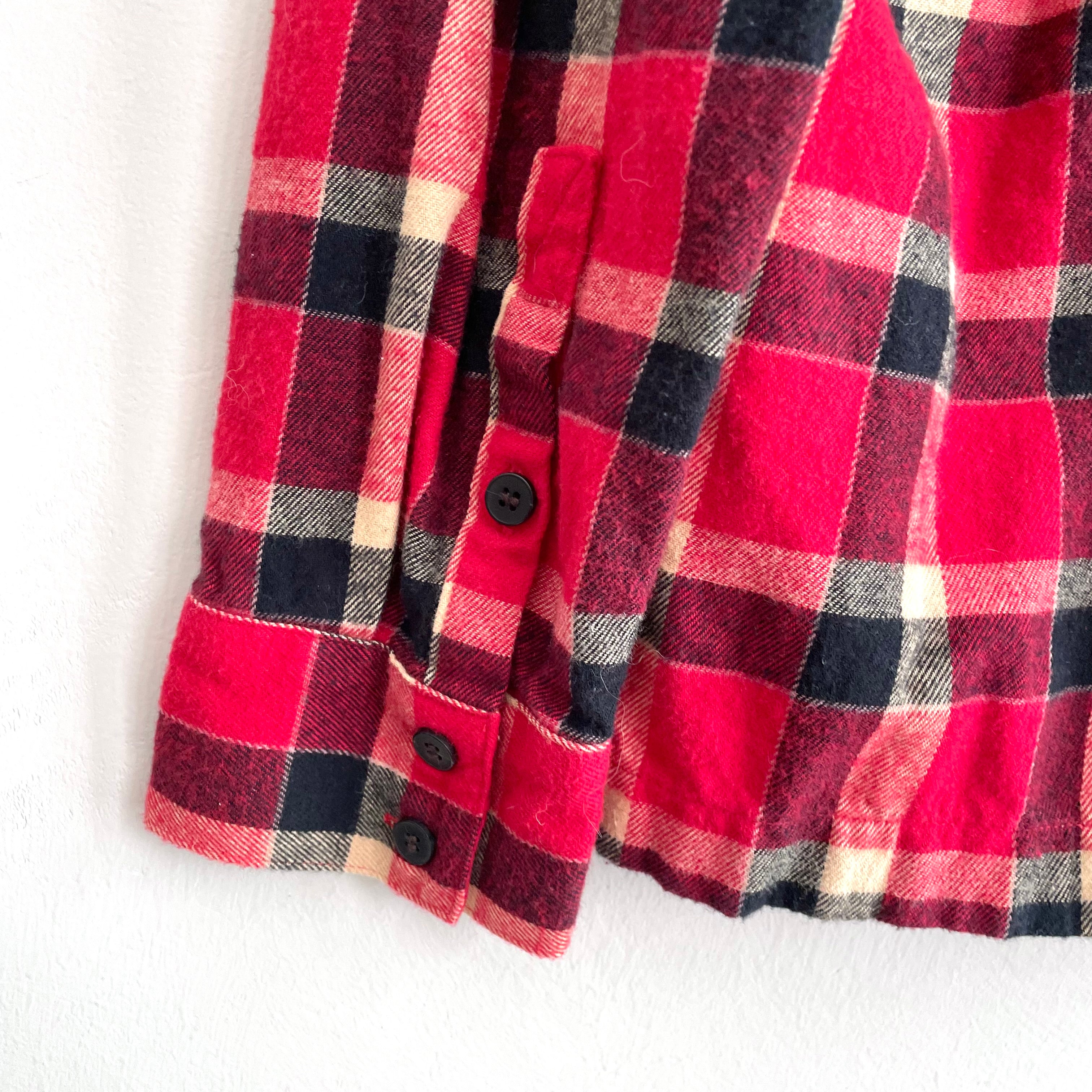 Plaid Flannel Button Down Top