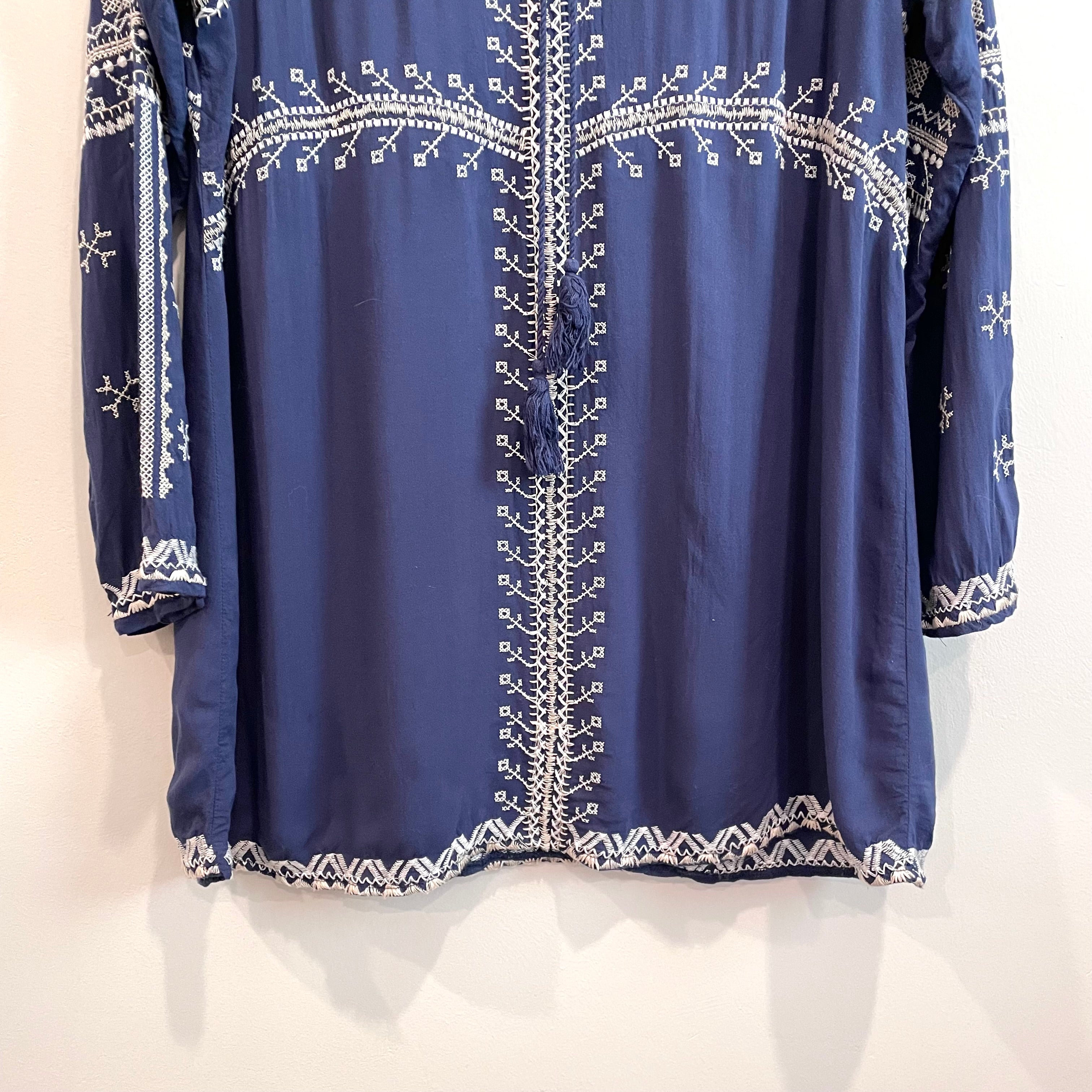 Embroidered Long Sleeve Tunic