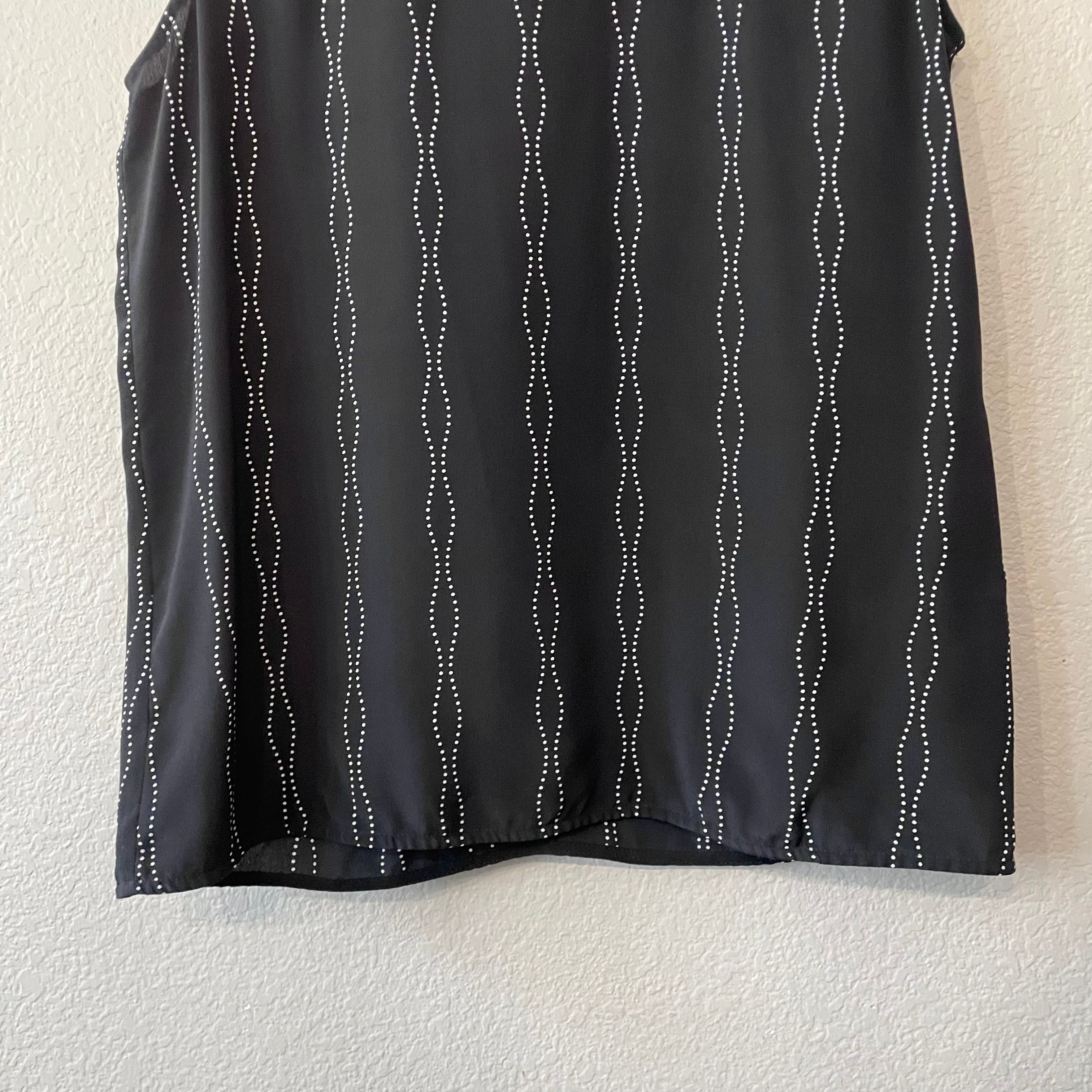 Geometric Silk Blouse