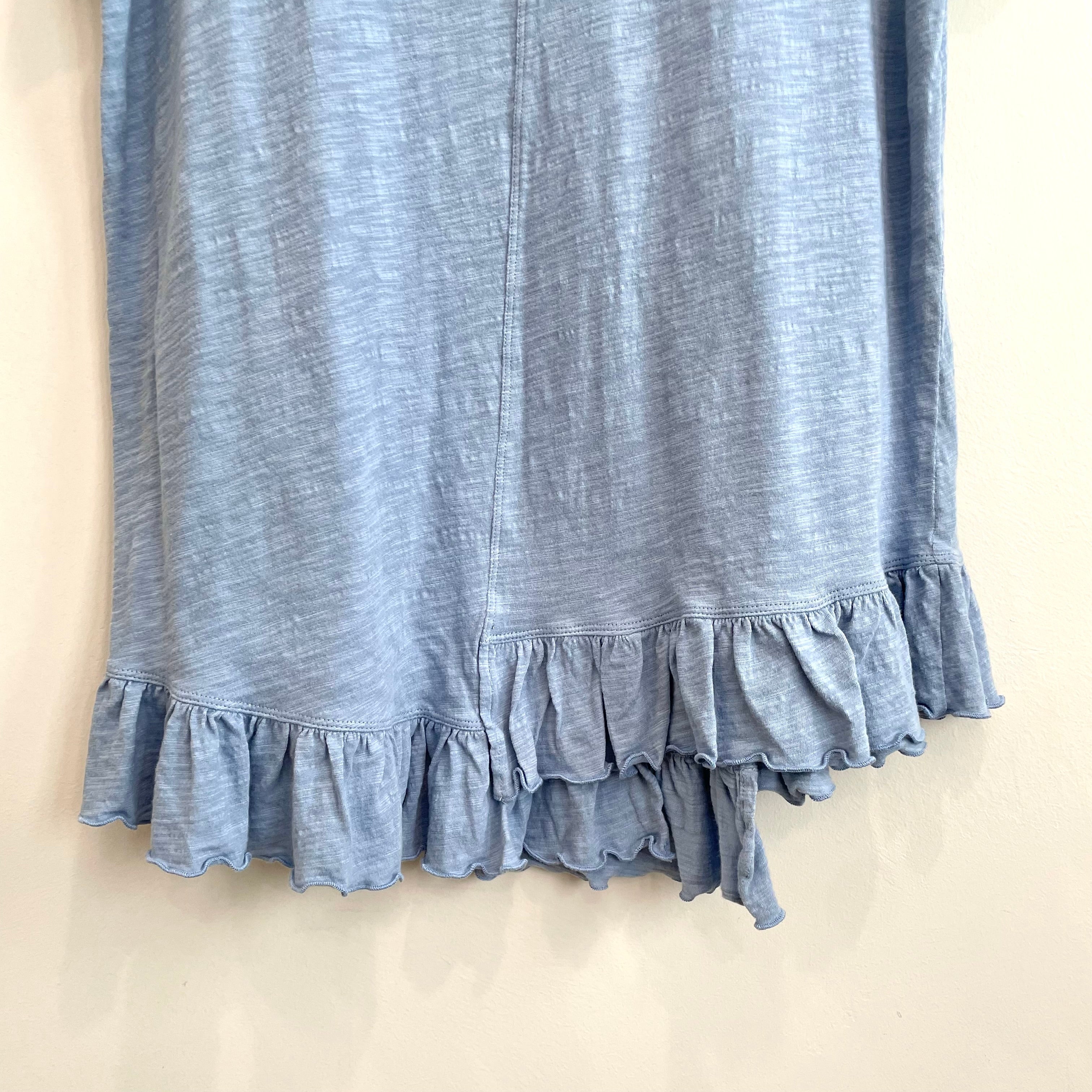 Seam Ruffle Hem Top