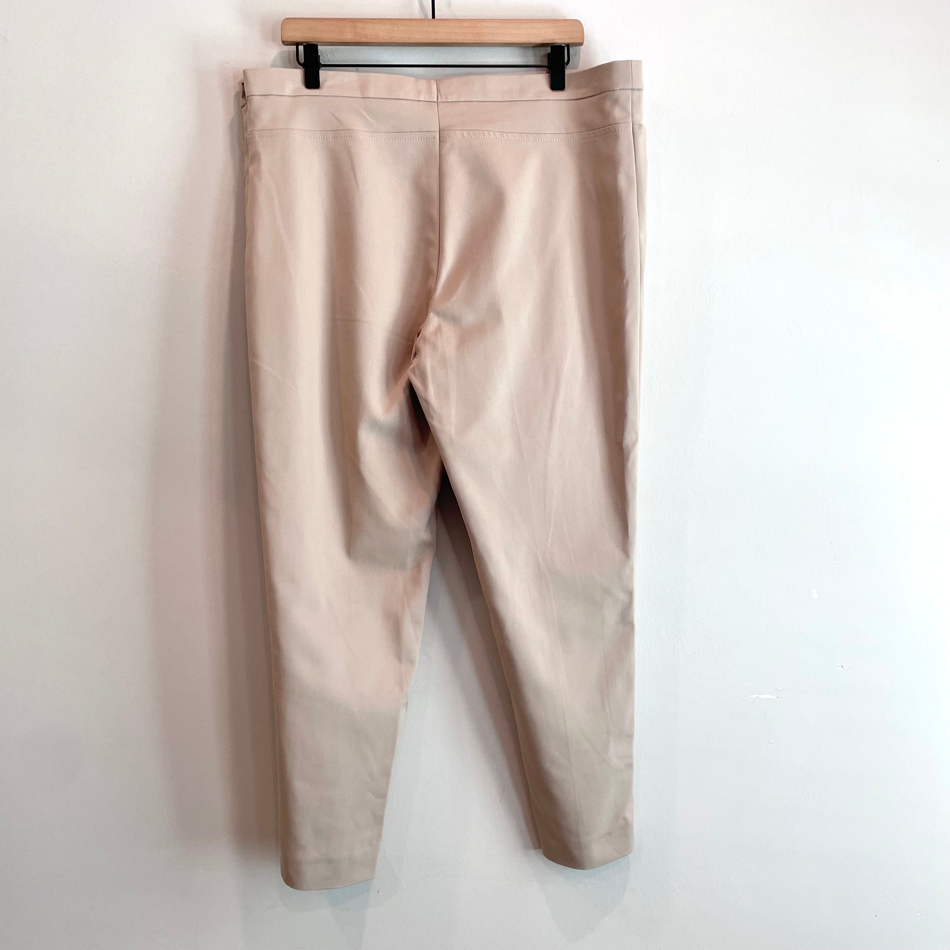 Front Seam Side Zip Pants