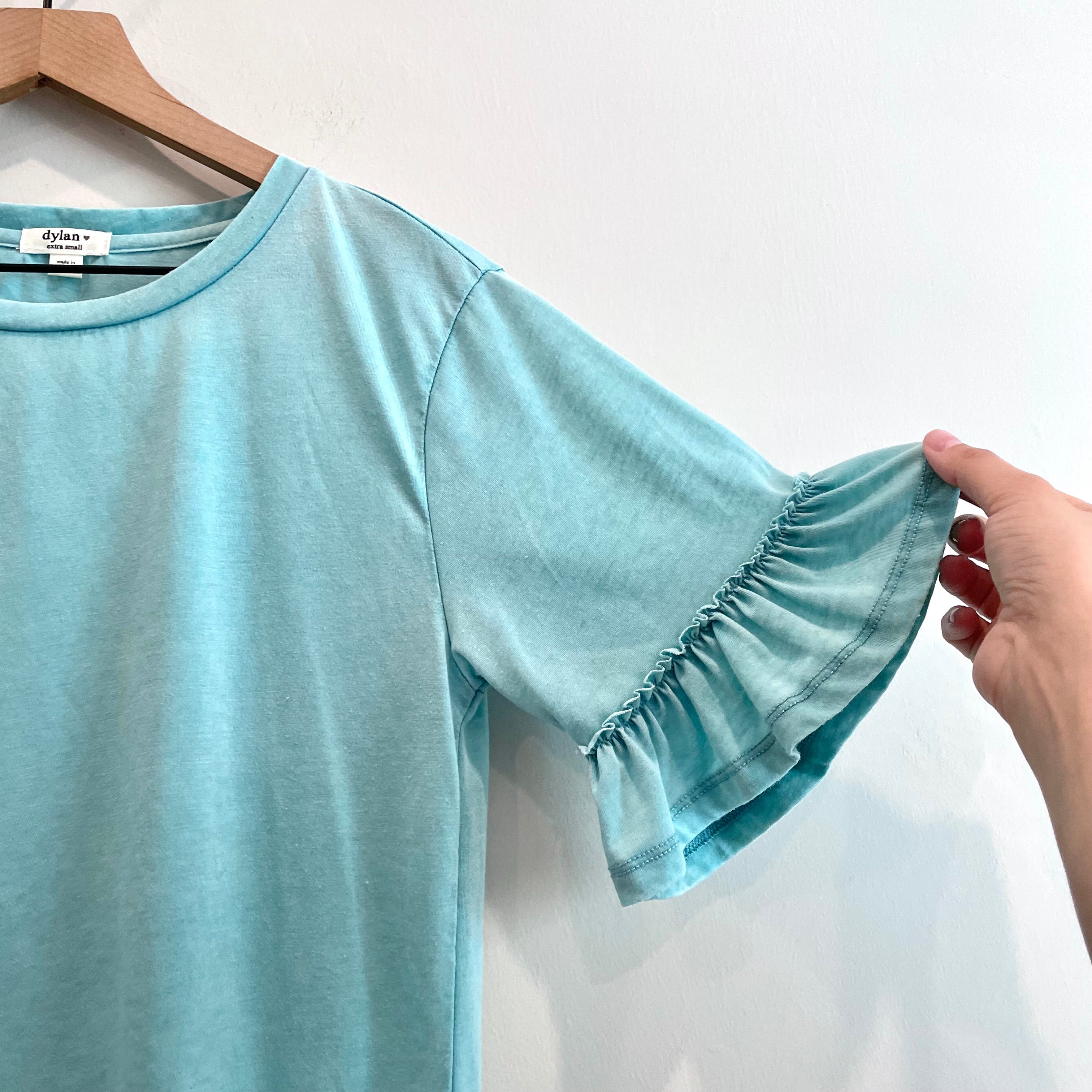 Bell Sleeves Burnout Tee