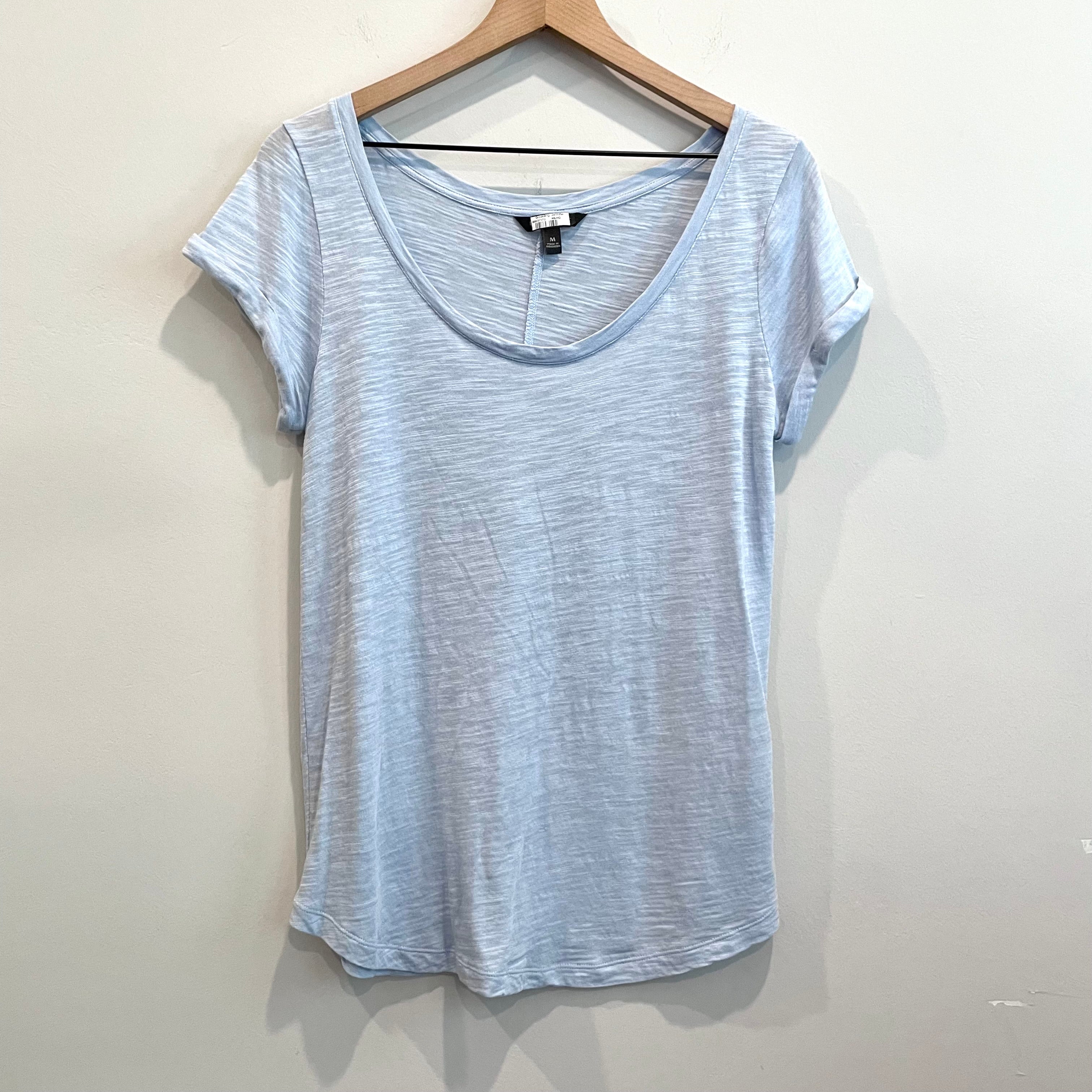 Rolled Short Sleeve Top