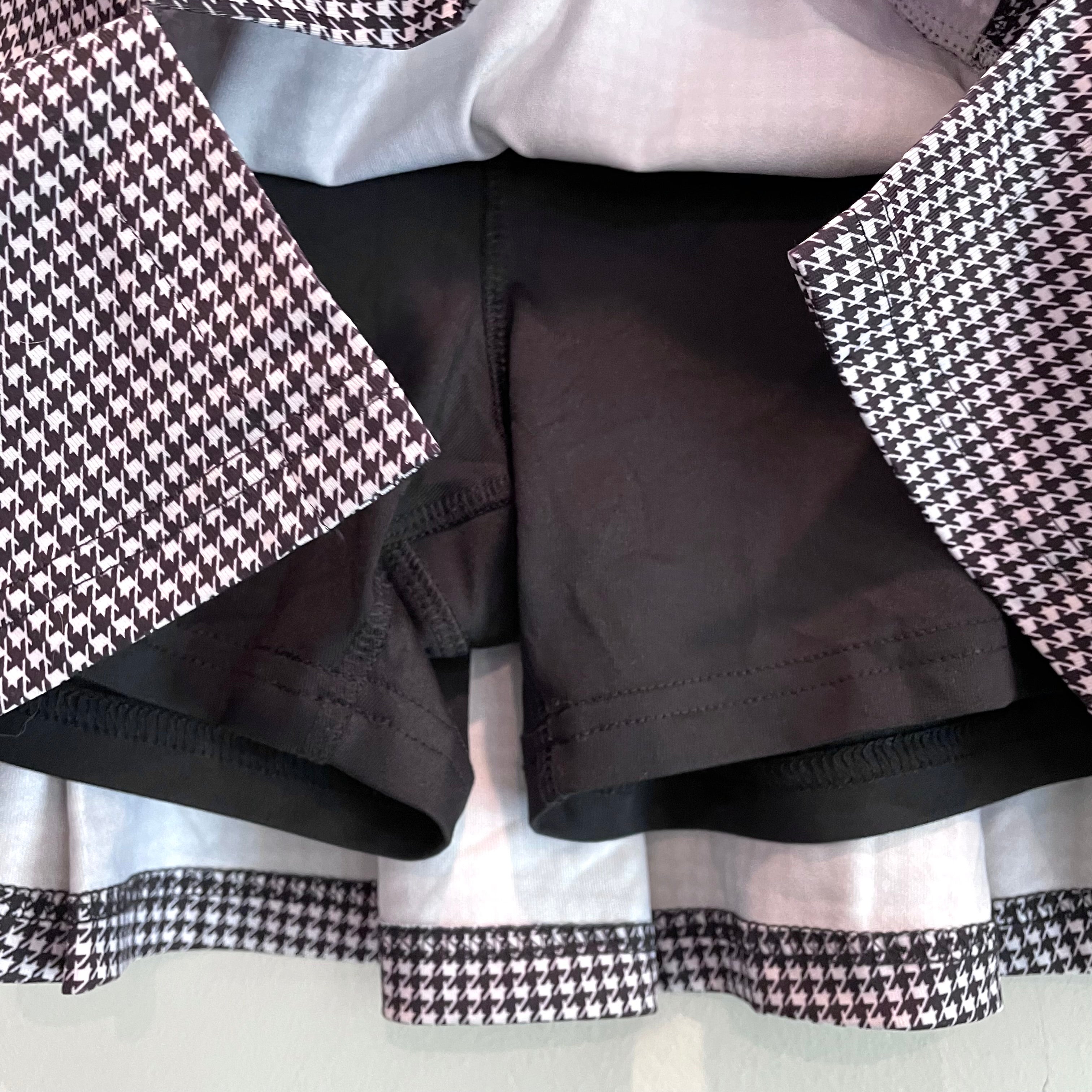 Houndstooth Tennis Skort