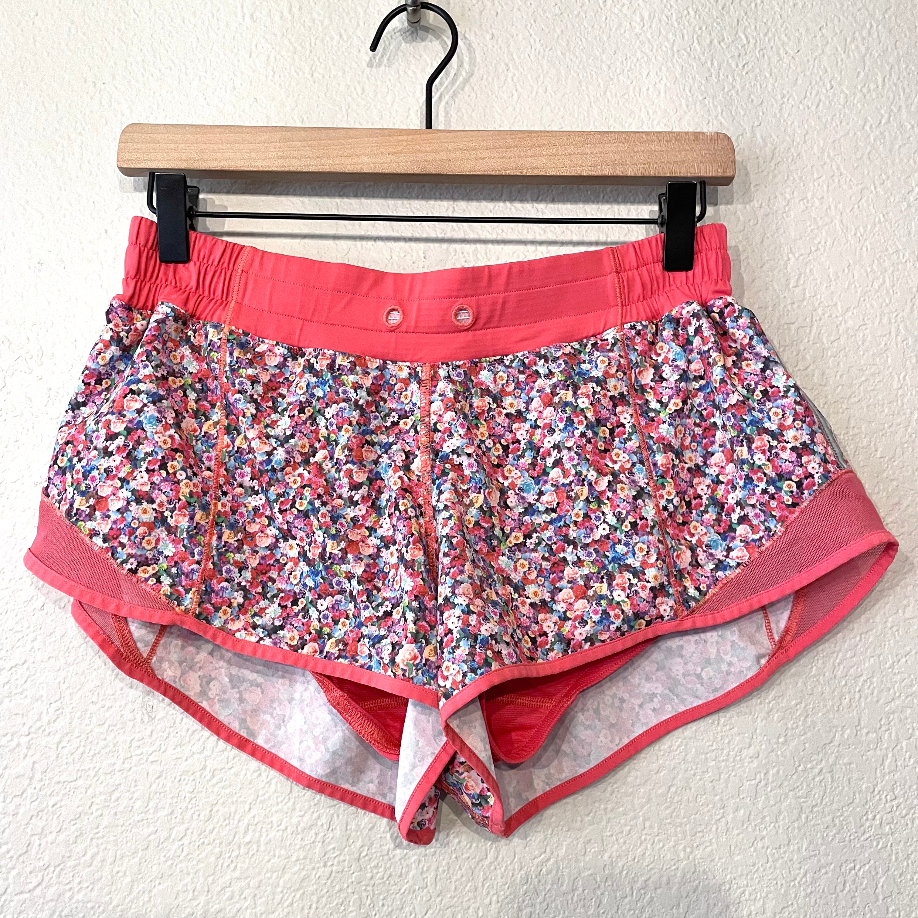 Floral Lined Run Shorts
