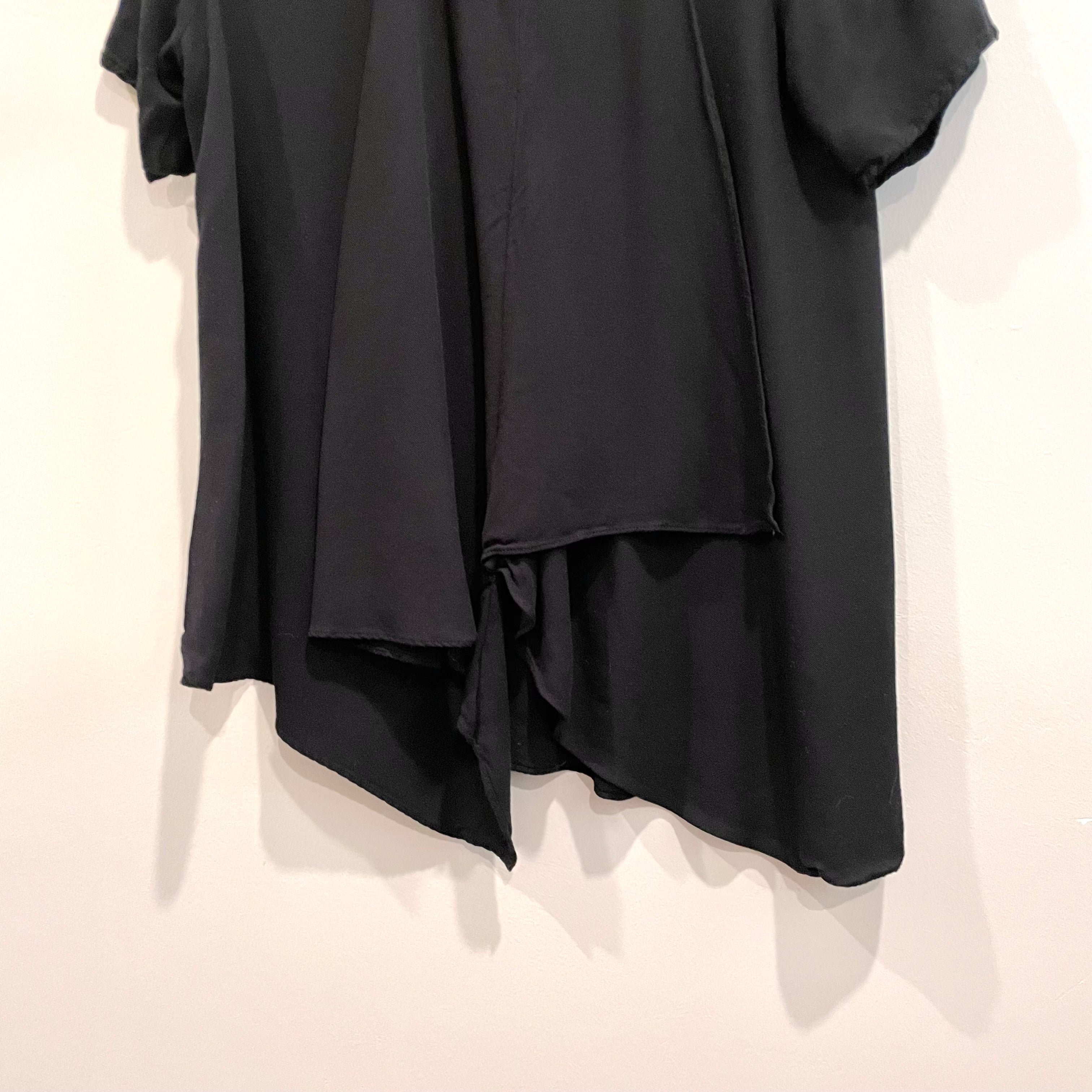 Asymmetrical Hem Draped Top