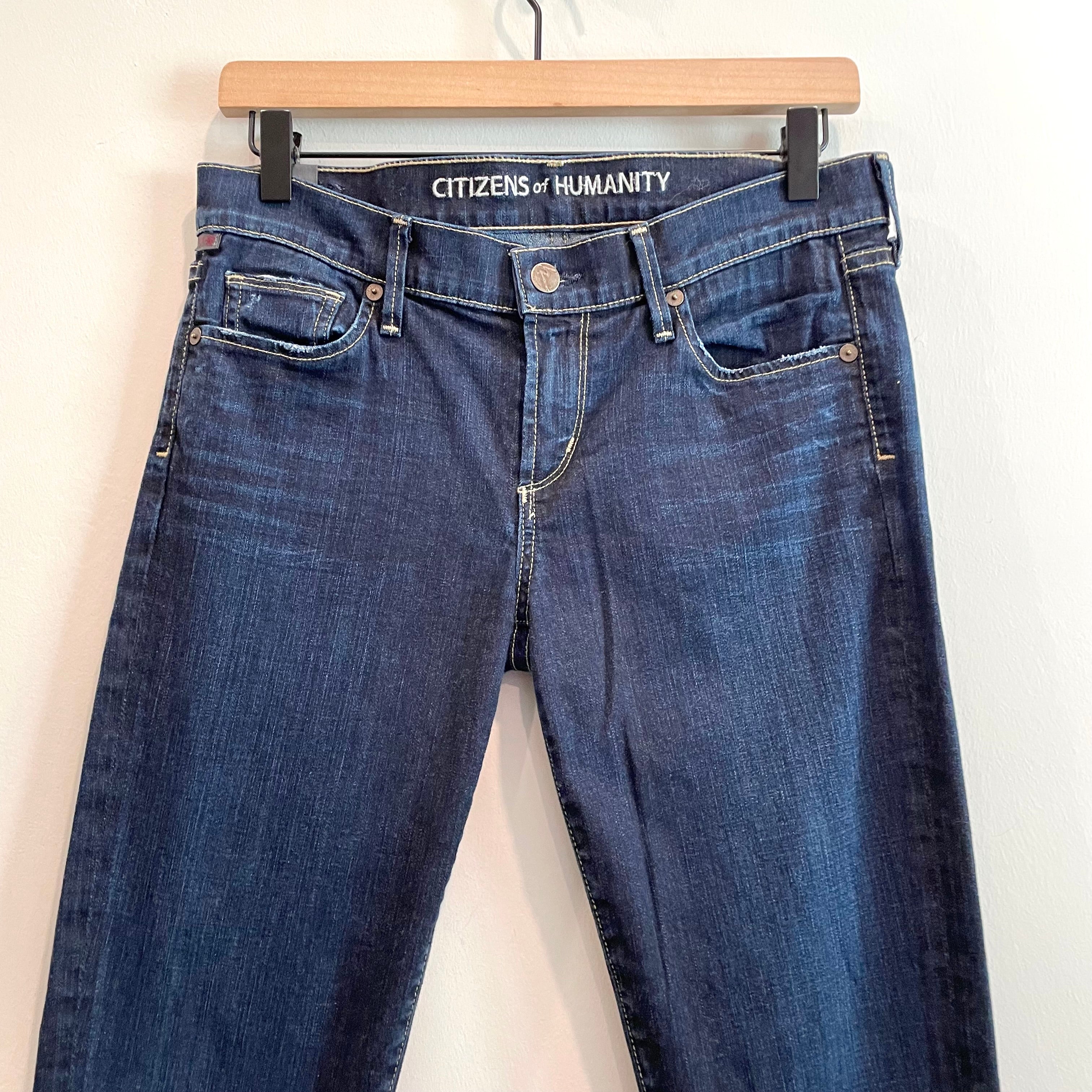 Low Rise Straight Leg Jeans