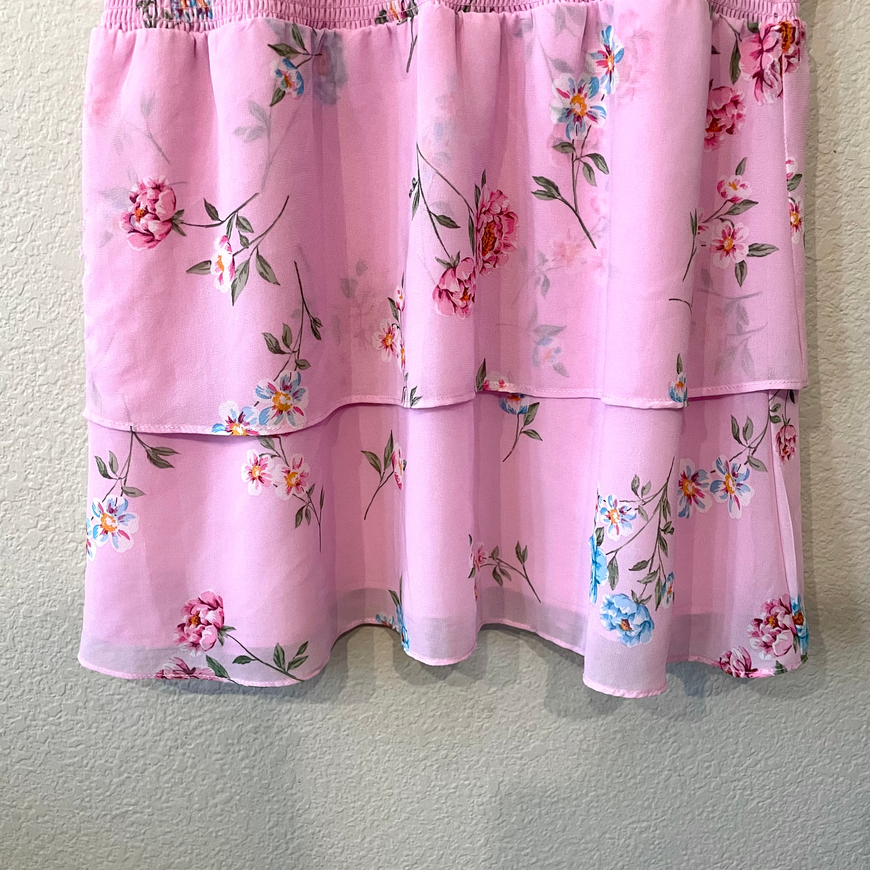 Floral Smocked Waist Dress