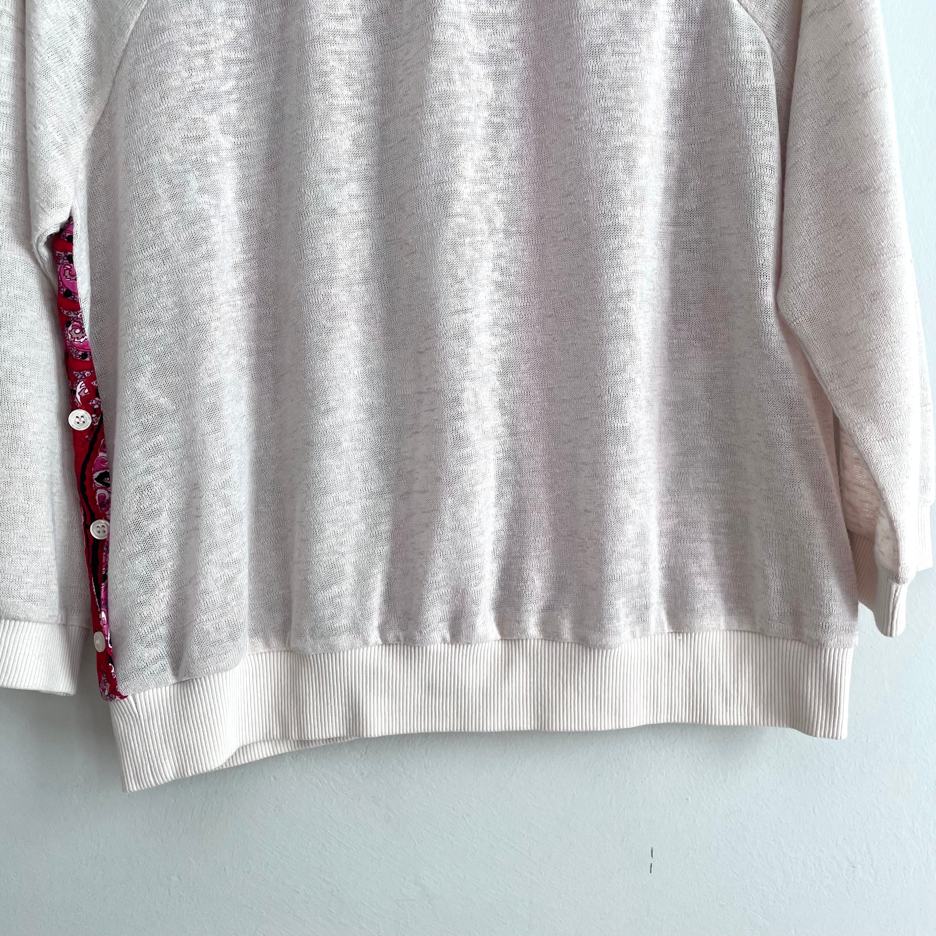 Paisley Lightweight Knit Sweater