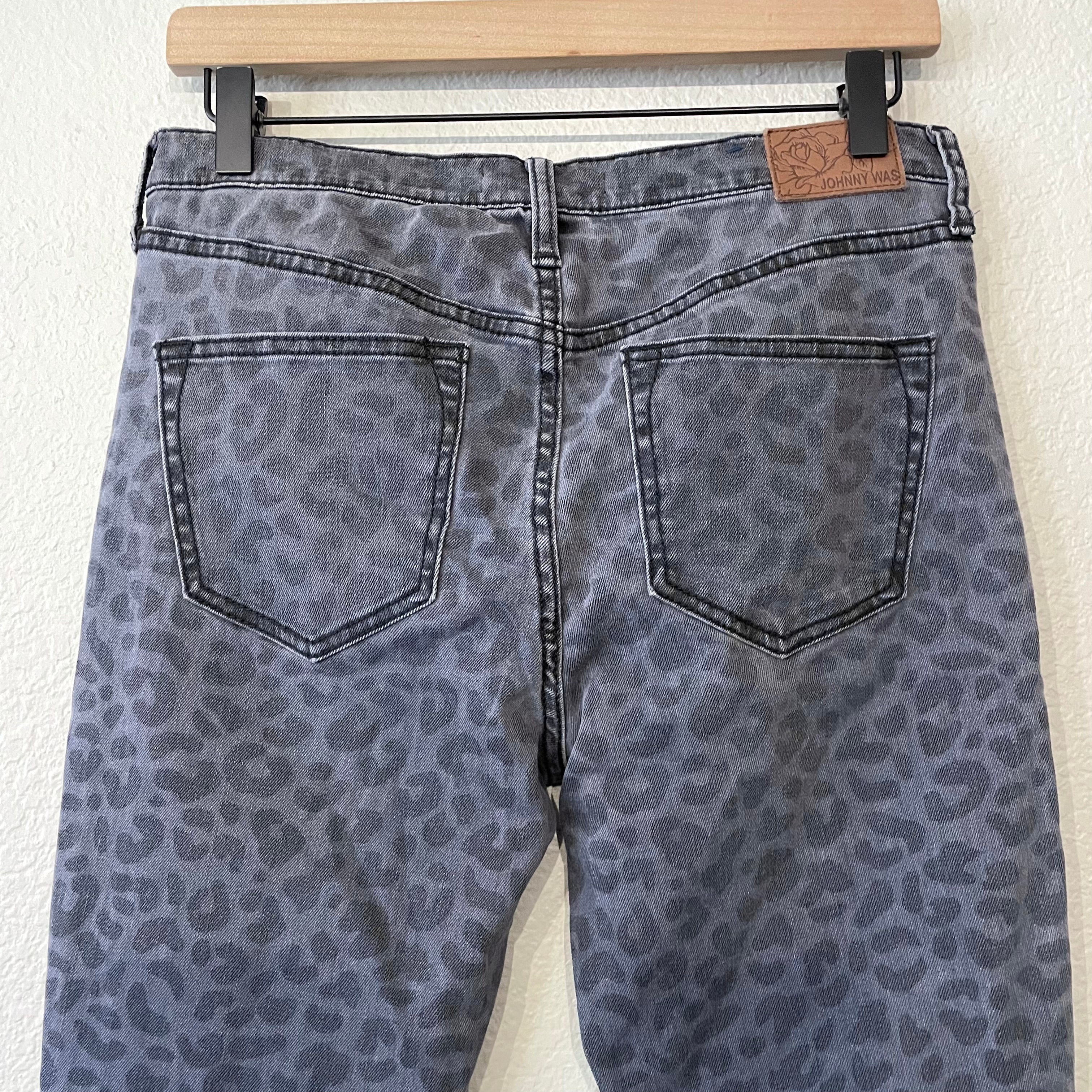 Leopard Skinny Jeans