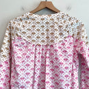 Geometric Button Down Top-10