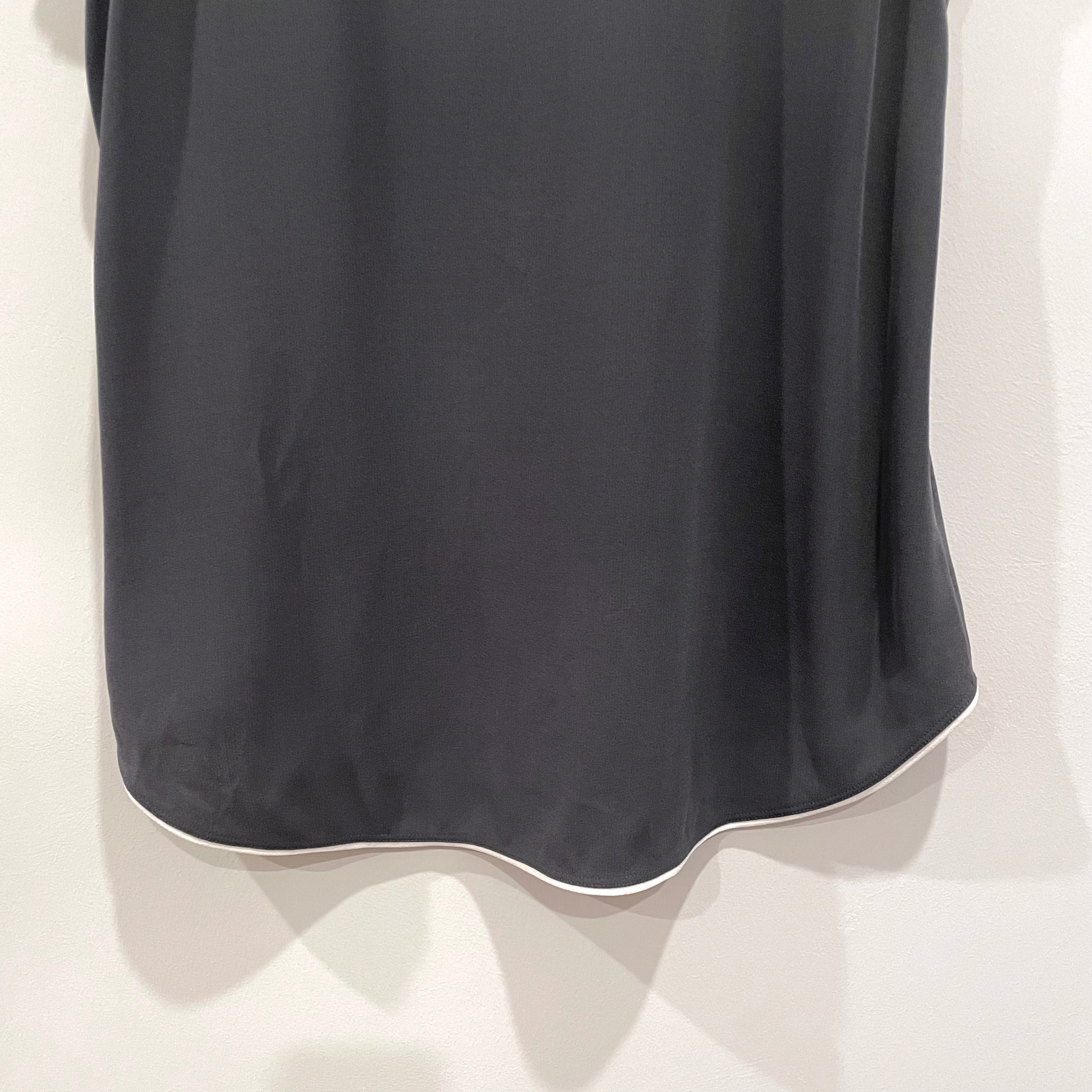 Silk Chest Pocket Tank Top