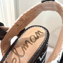 Sam Edelman Olisa Raffia Block Heel Sandal-6