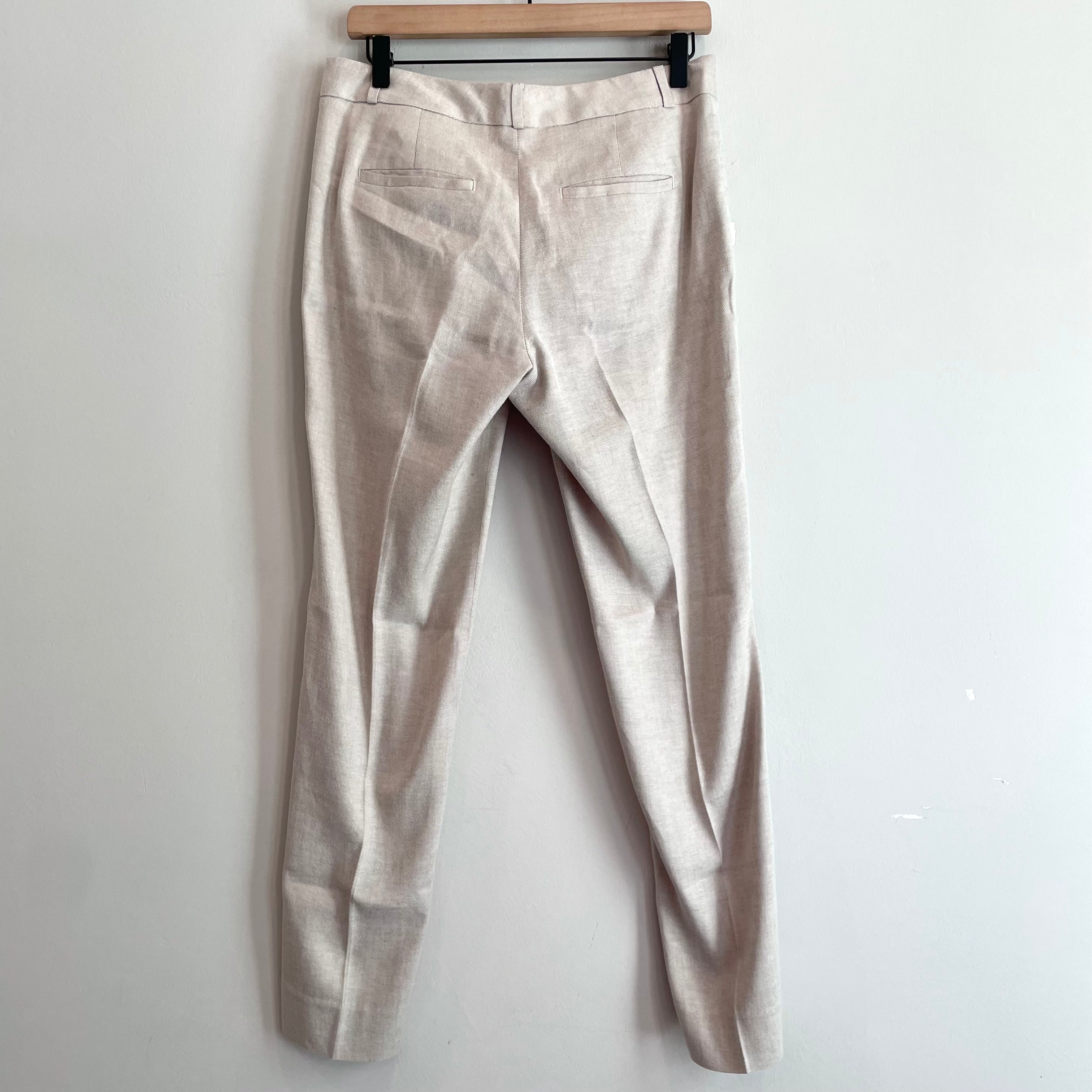 Linen Blend Dress Pants