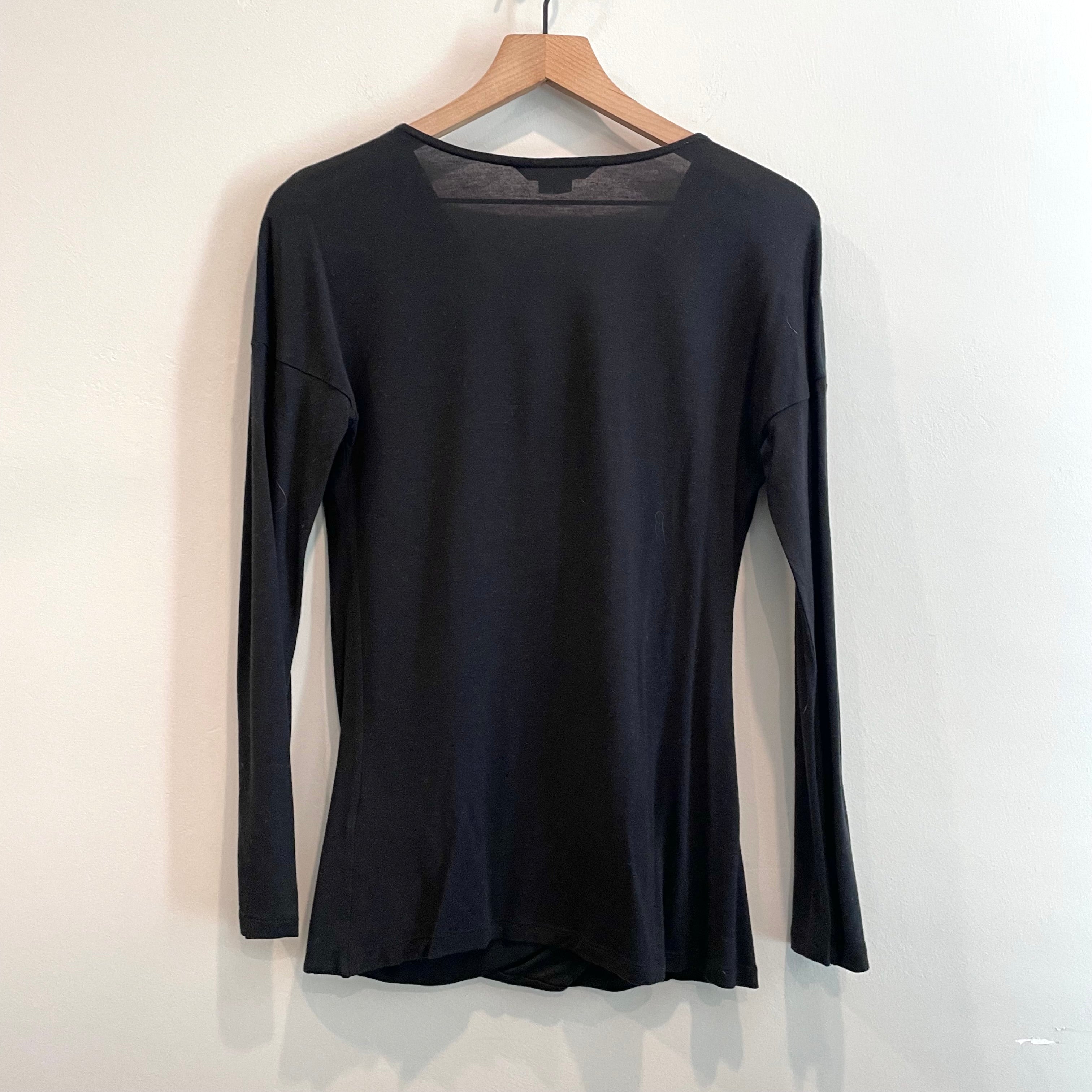 Draped Long Sleeve Top