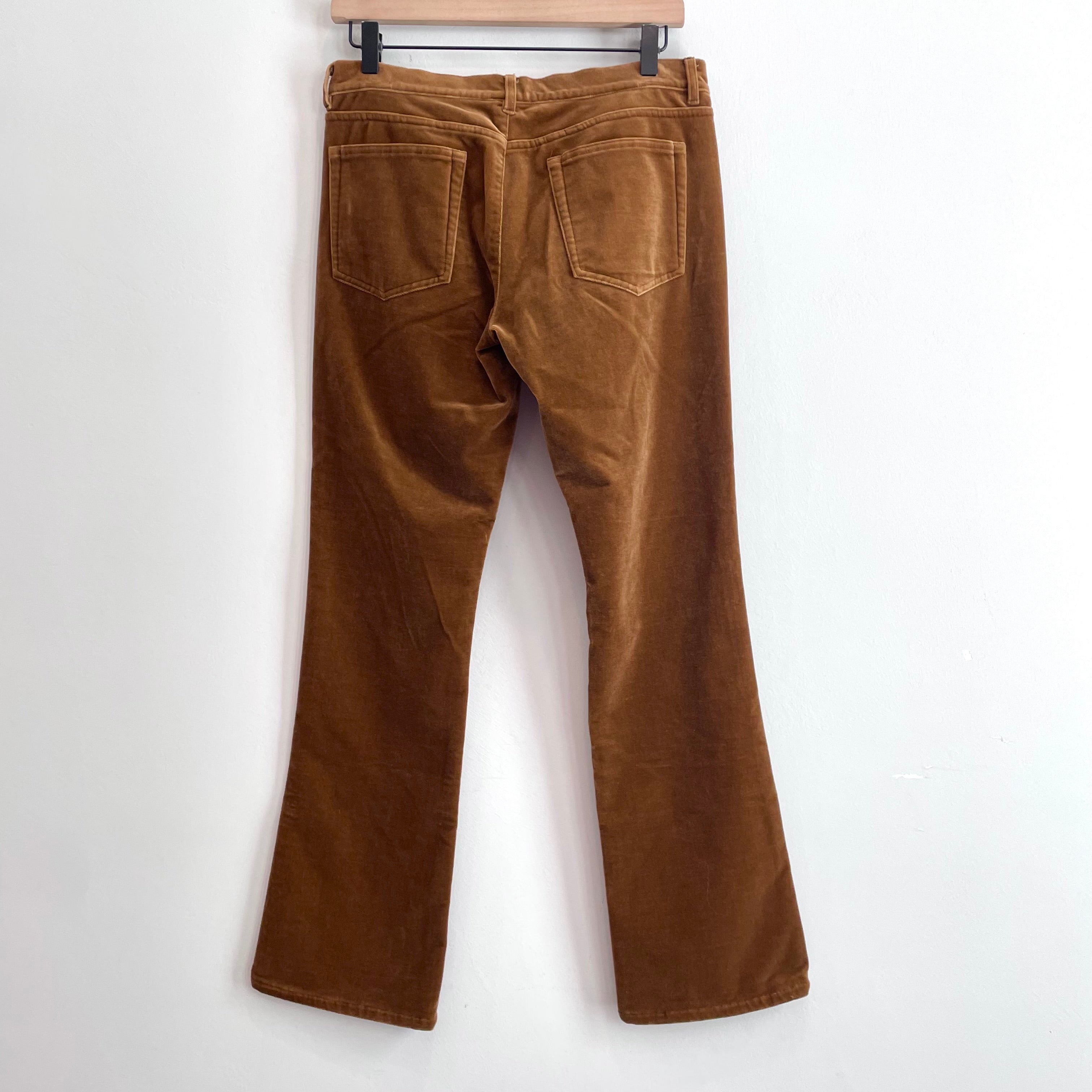 Velvet Bootcut Pants