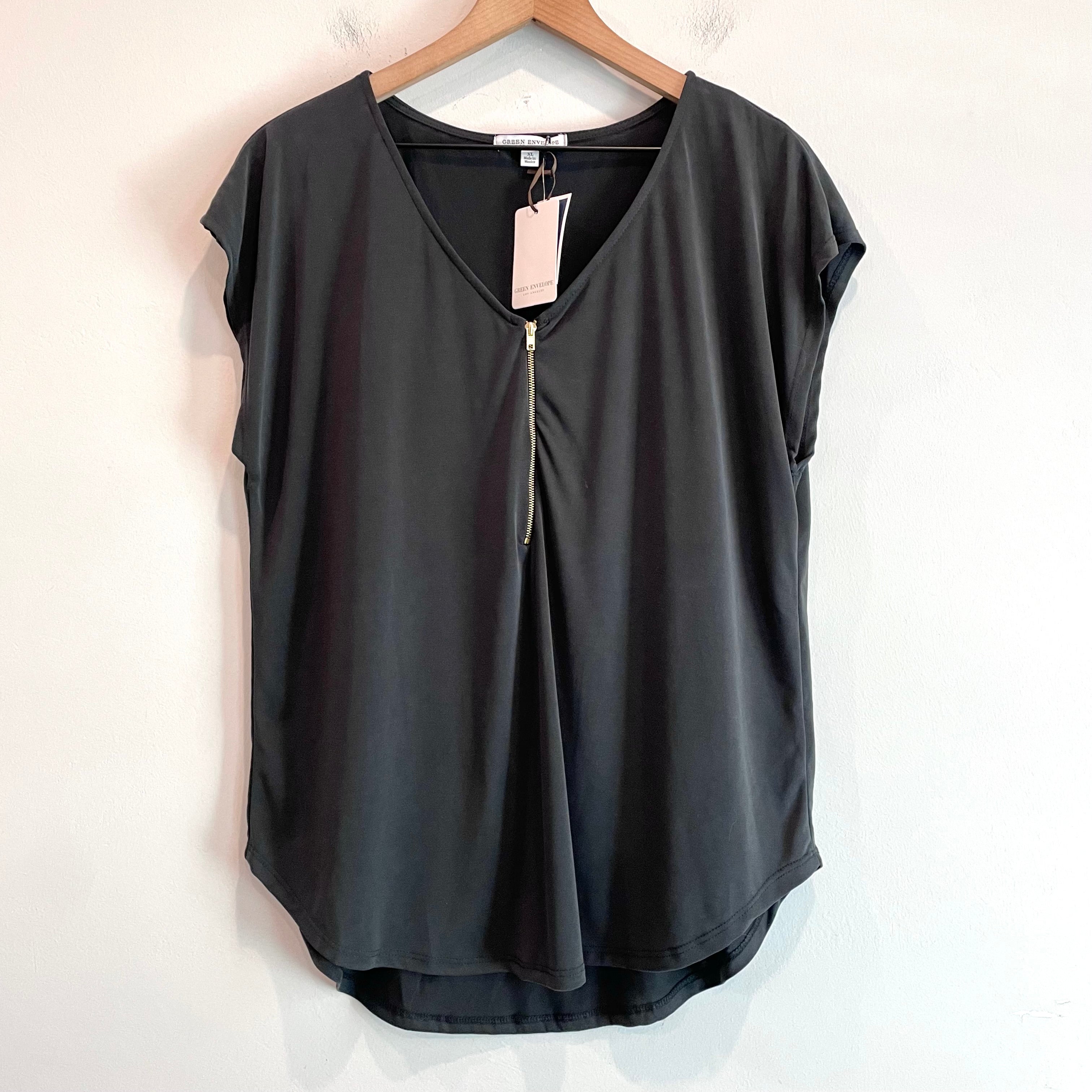 Zip Front Top