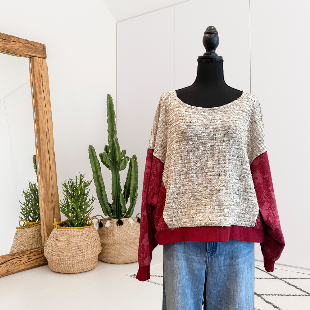 Flora Dolman Oversized Sweater