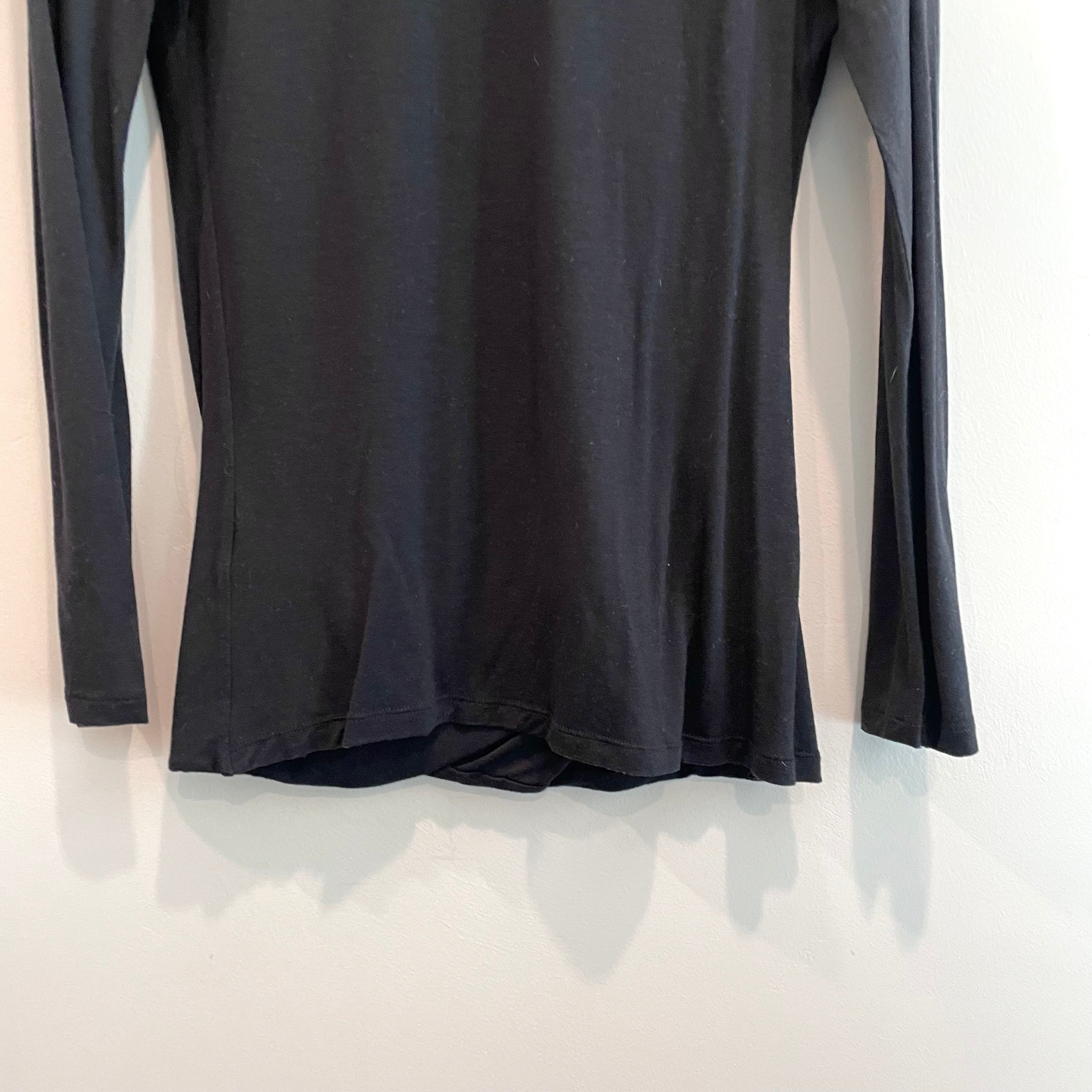 Draped Long Sleeve Top