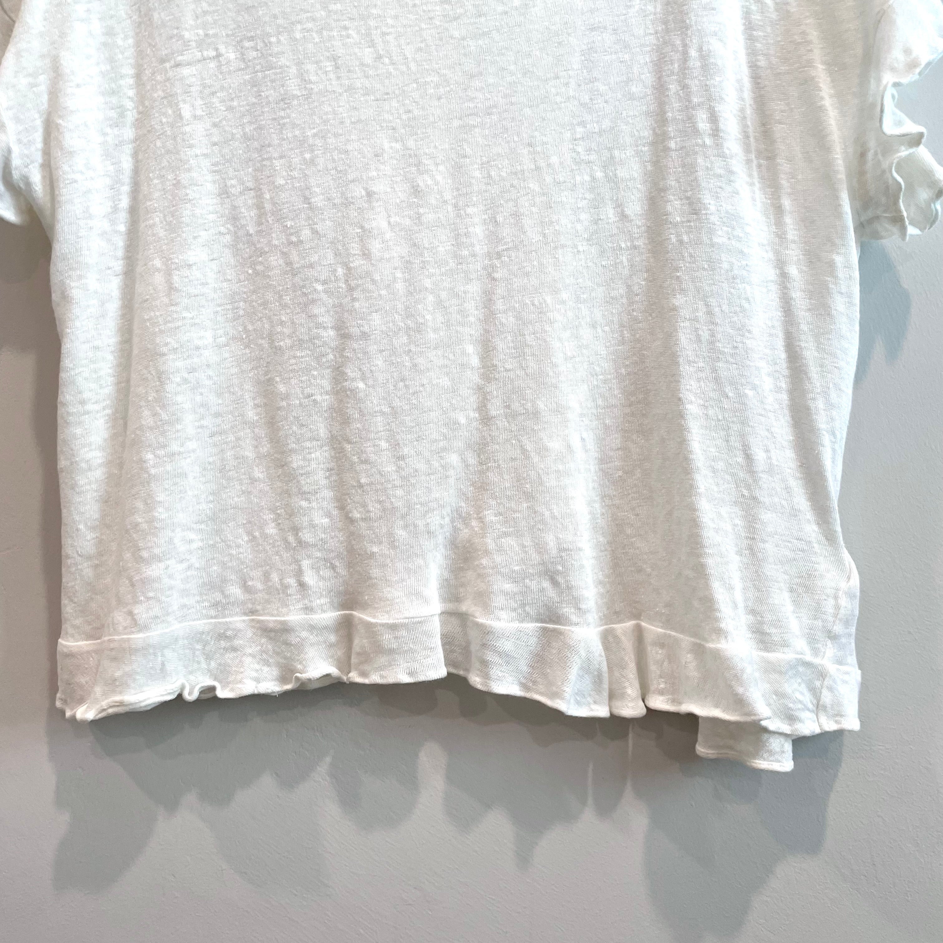 Linen Crossover Back Top