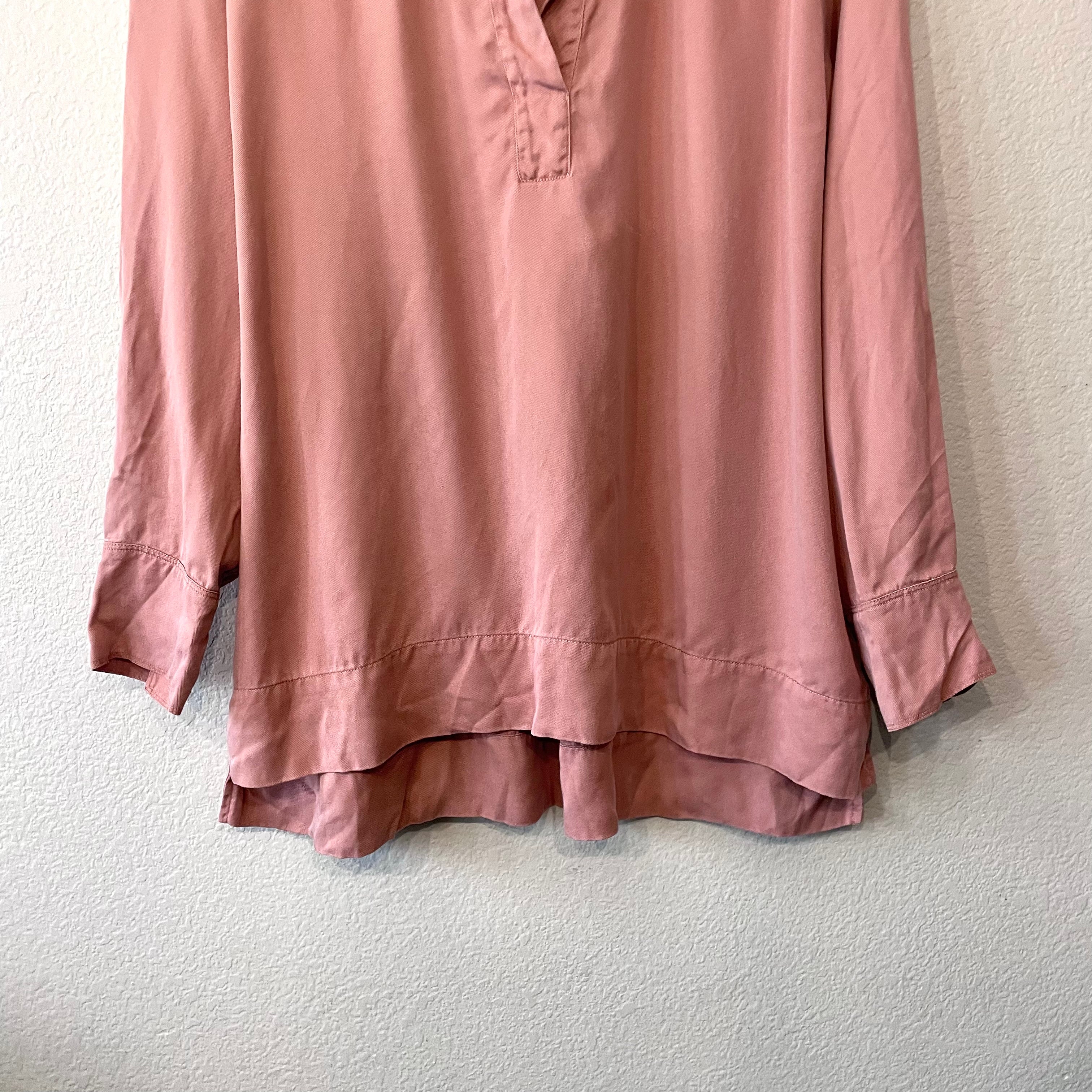 Long Sleeve V-Neck Blouse