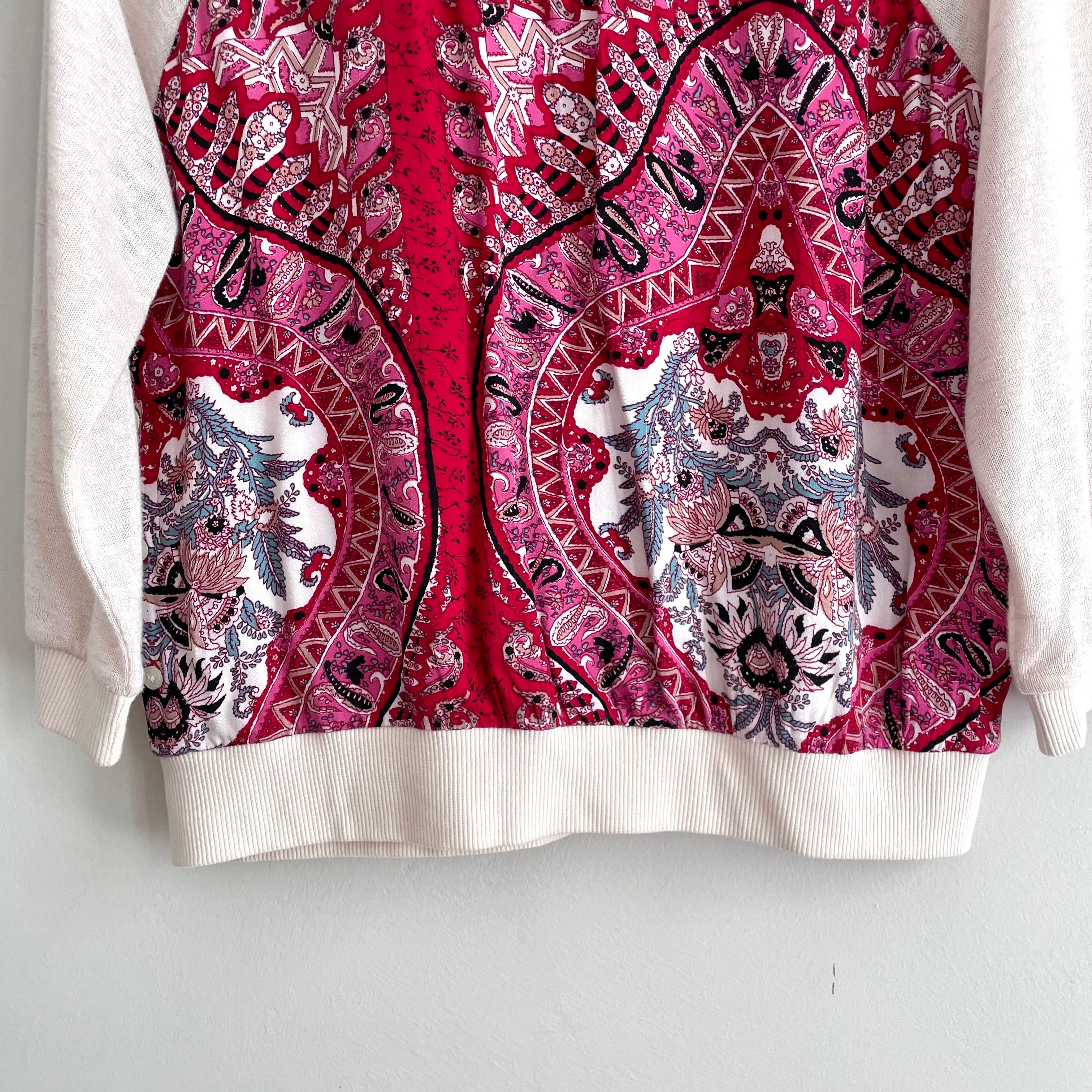 Paisley Lightweight Knit Sweater