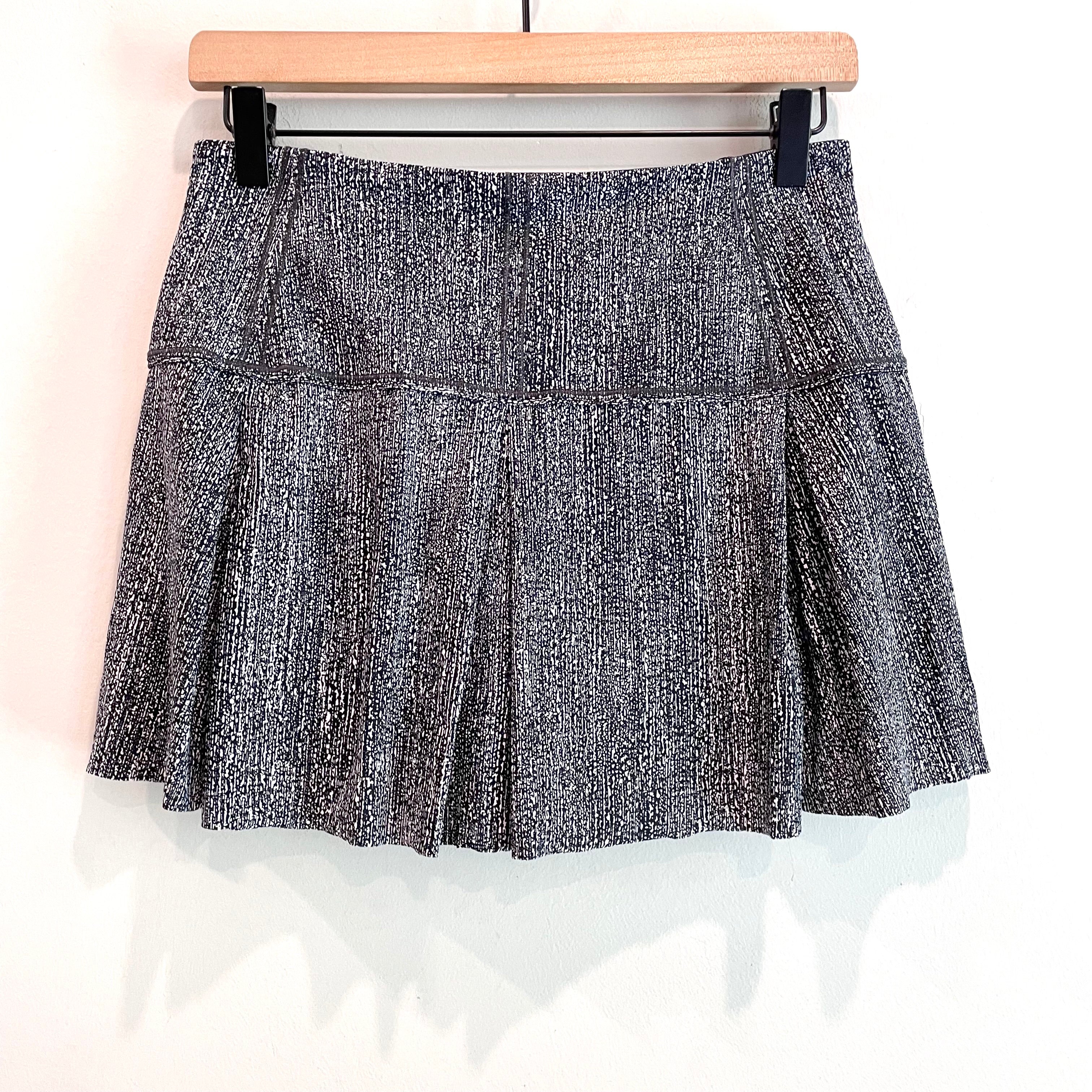 Pleated Shorts Lined Skort