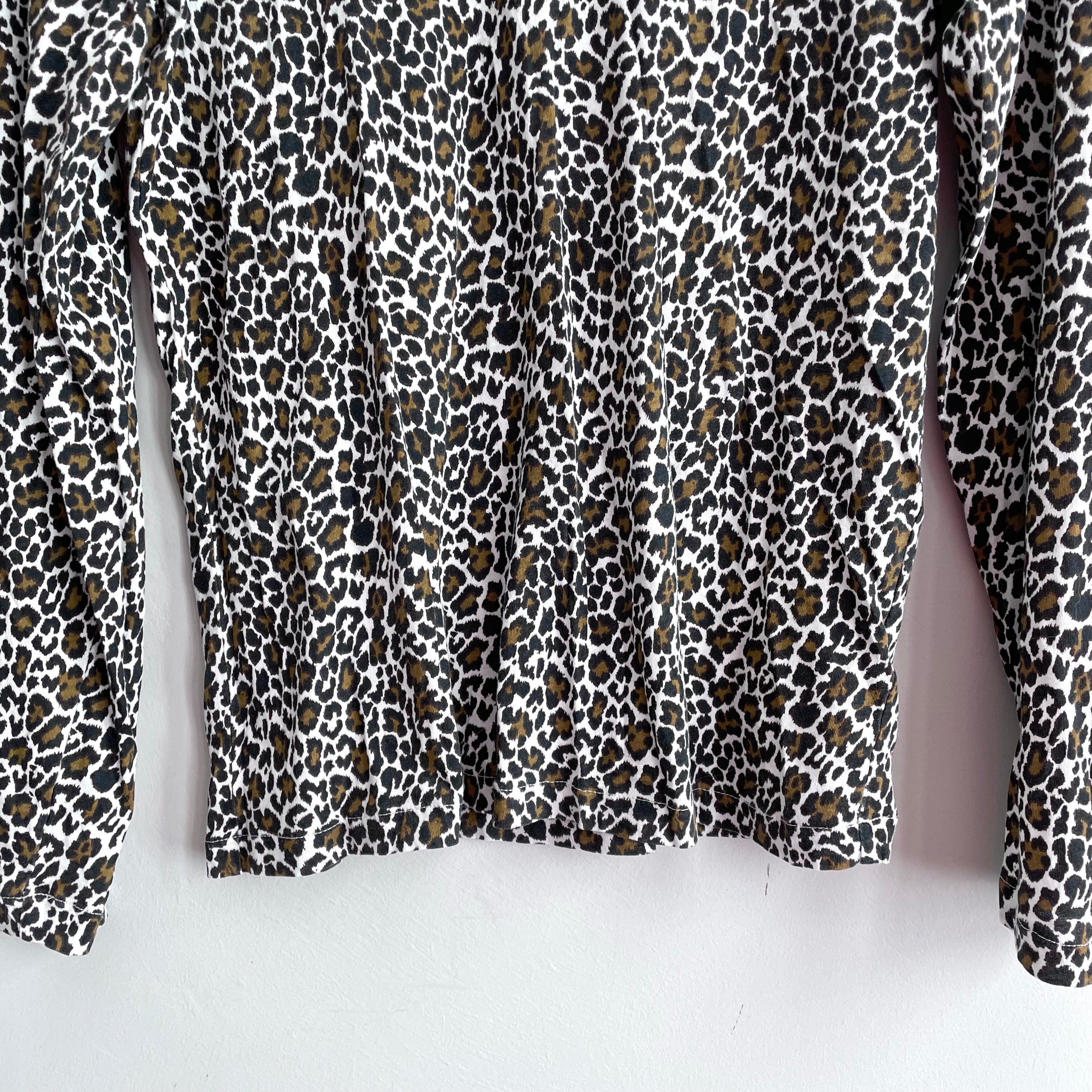 Leopard Turtleneck Top