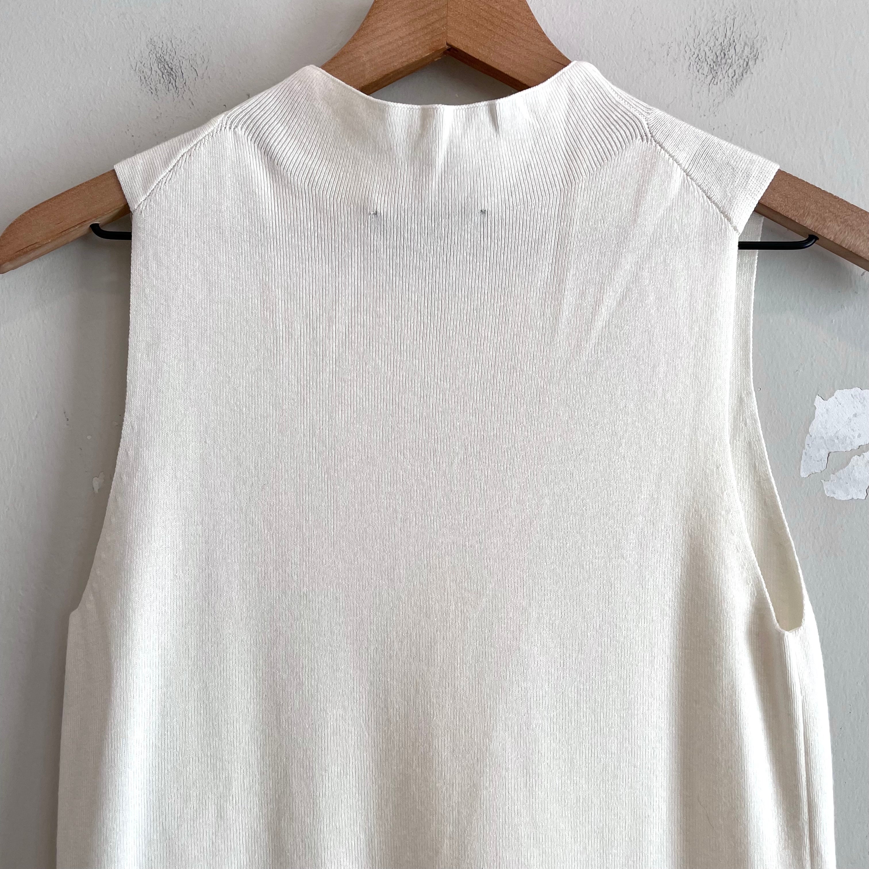 Sleeveless Mock Neck Sweater