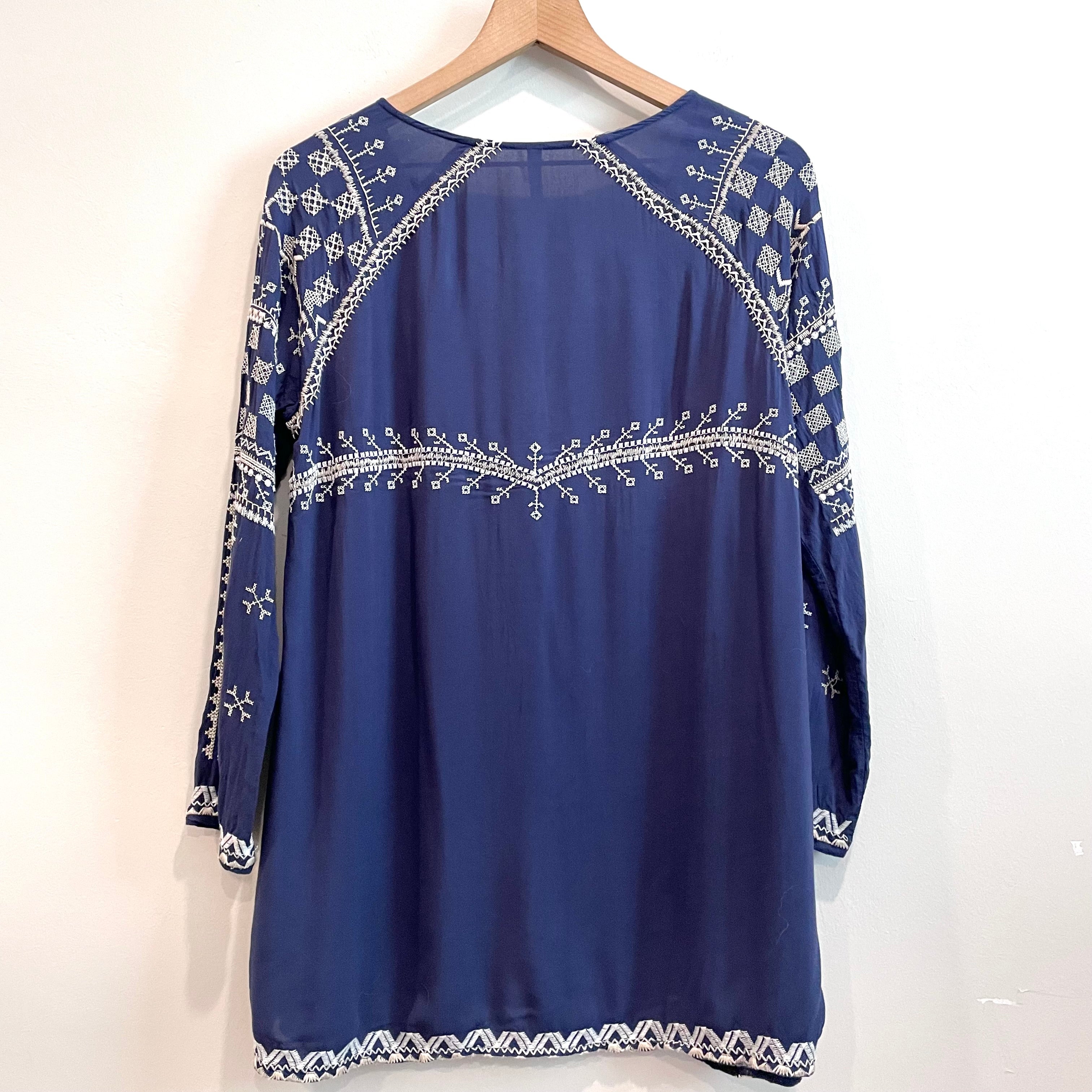 Embroidered Long Sleeve Tunic