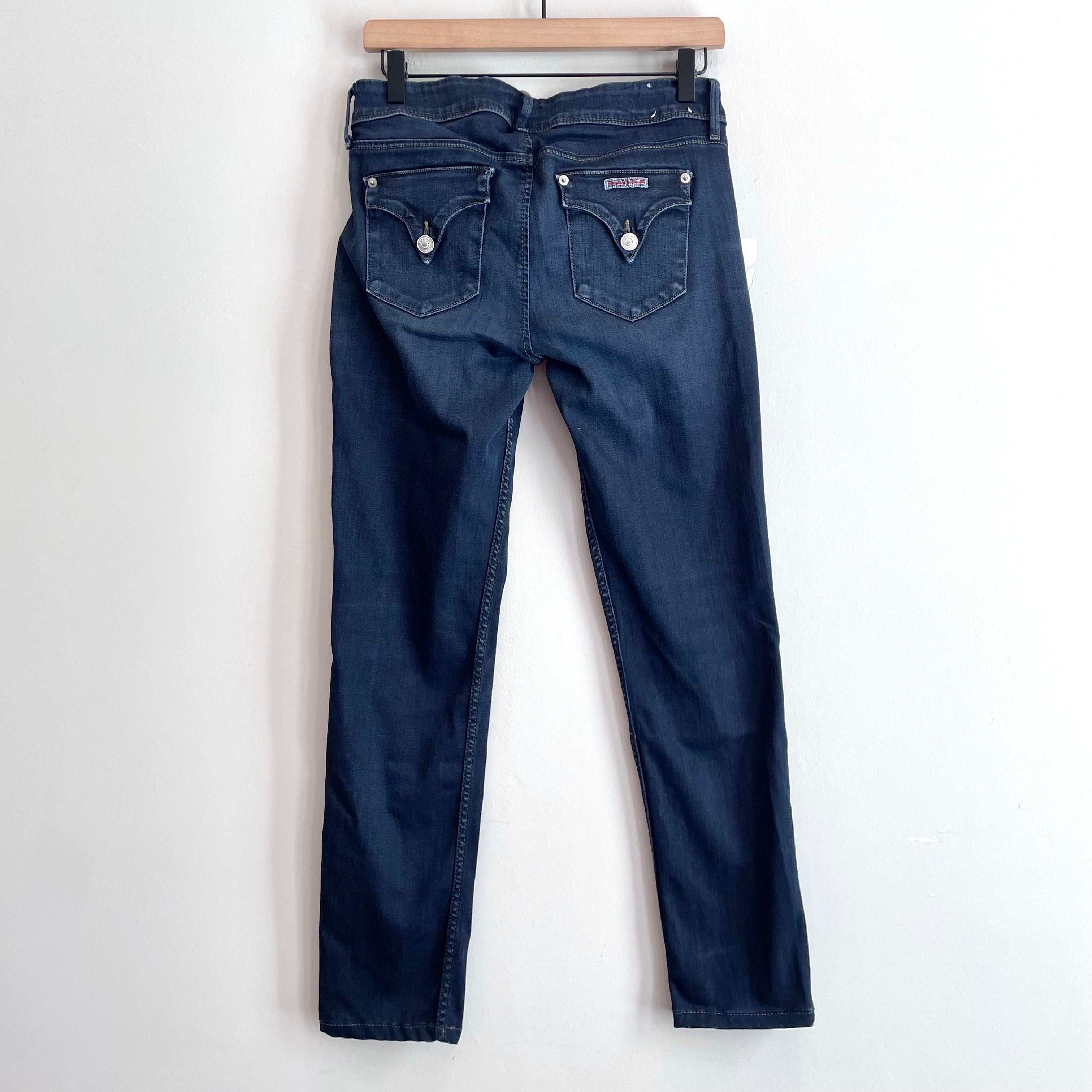 Flap Pocket Skinny Jeans