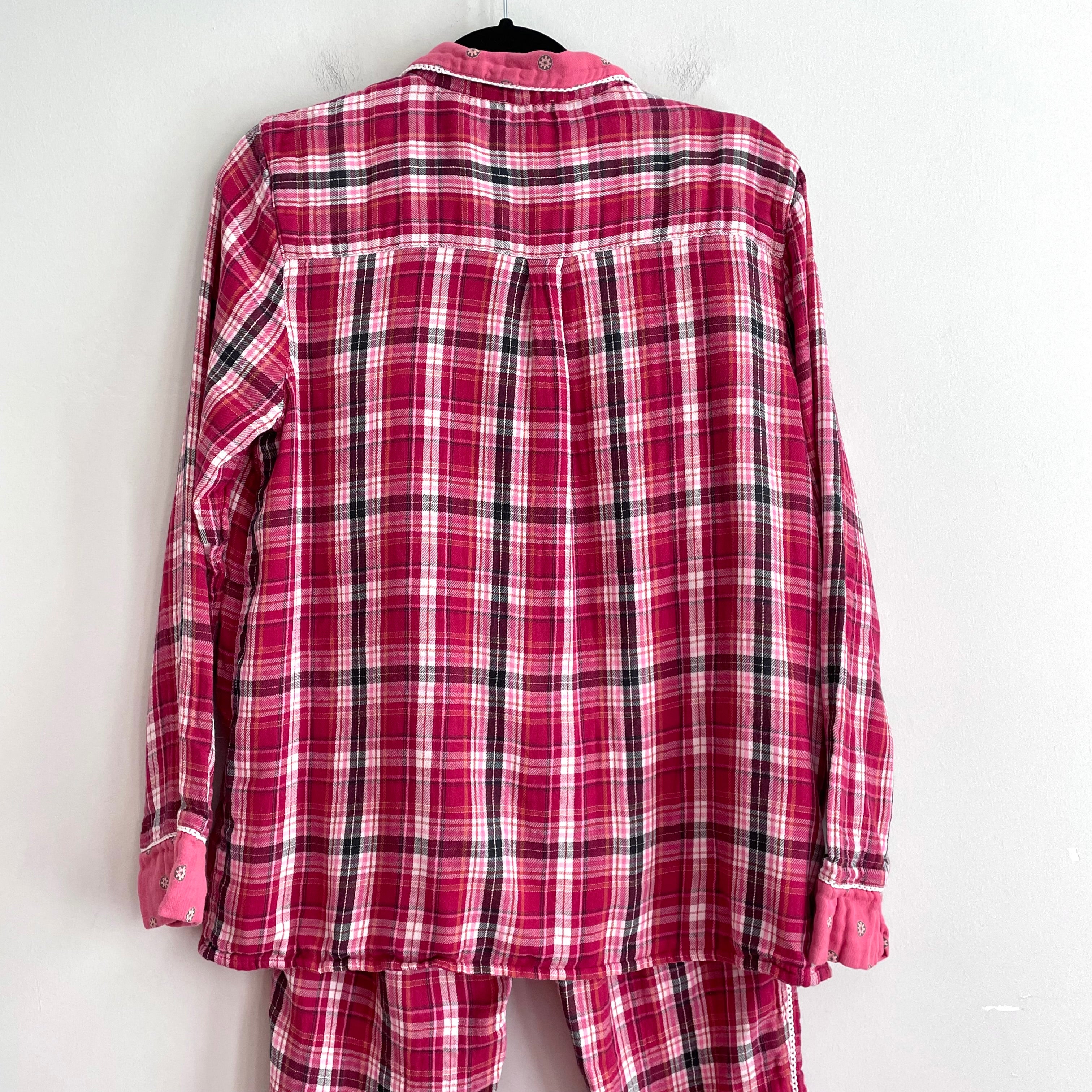 Plaid Flannel Pajama Set